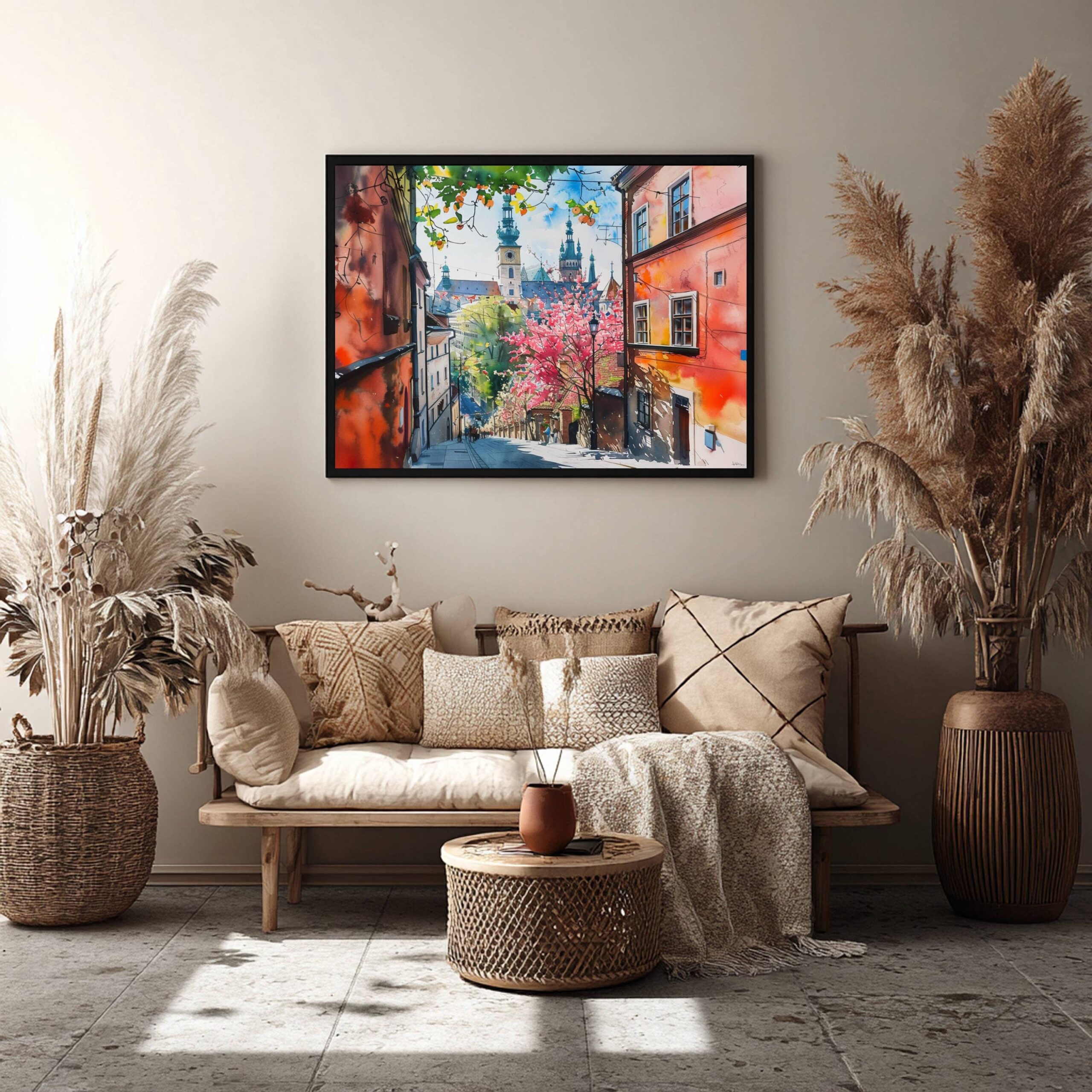 Krakow Poland Watercolor Print: European Travel Art Poster - Image 7
