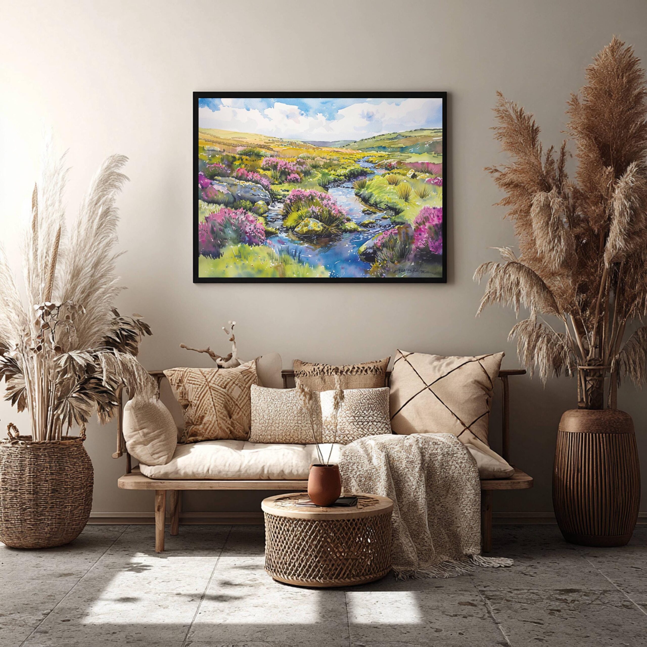 Exmoor National Park England Watercolor Print: UK Travel Art Poster - Image 8