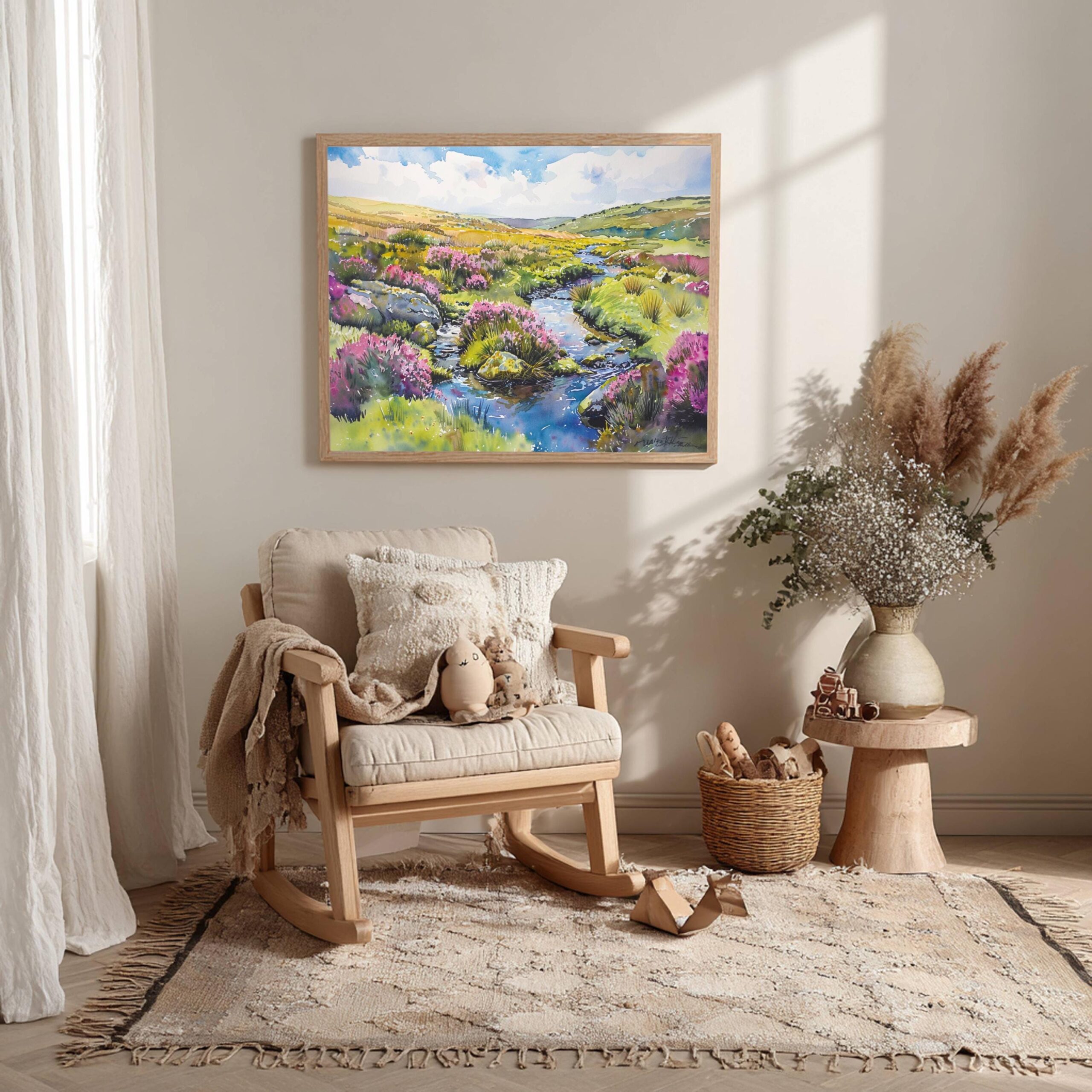 Exmoor National Park England Watercolor Print: UK Travel Art Poster - Image 5