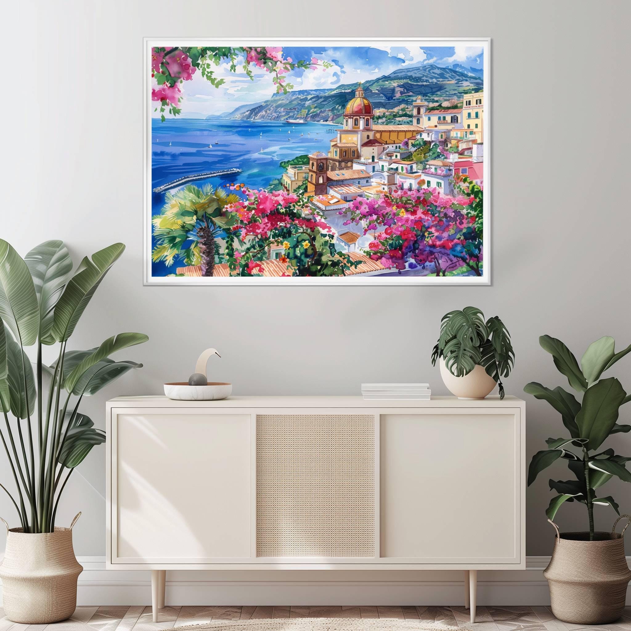 Sorrento Italy Watercolor Print: Europe Travel Art Poster - Image 5