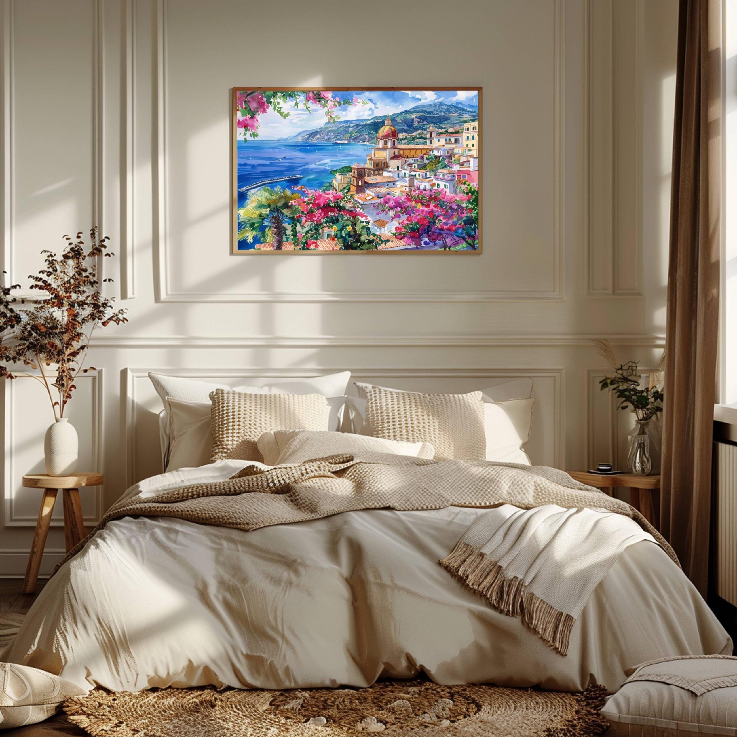 Sorrento Italy Watercolor Print: Europe Travel Art Poster - Image 6