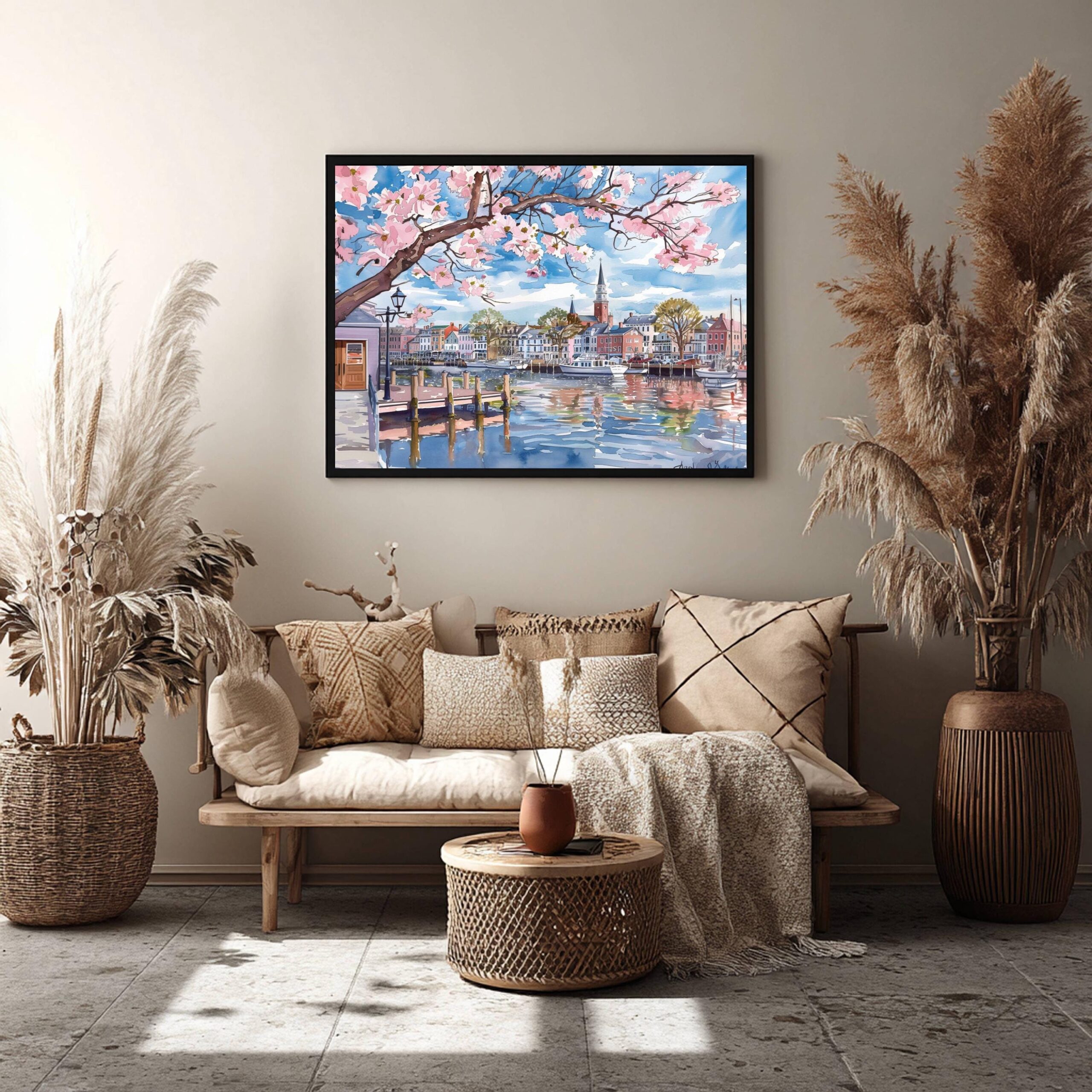 Annapolis Maryland Watercolor Print: USA Travel Art Poster - Image 9