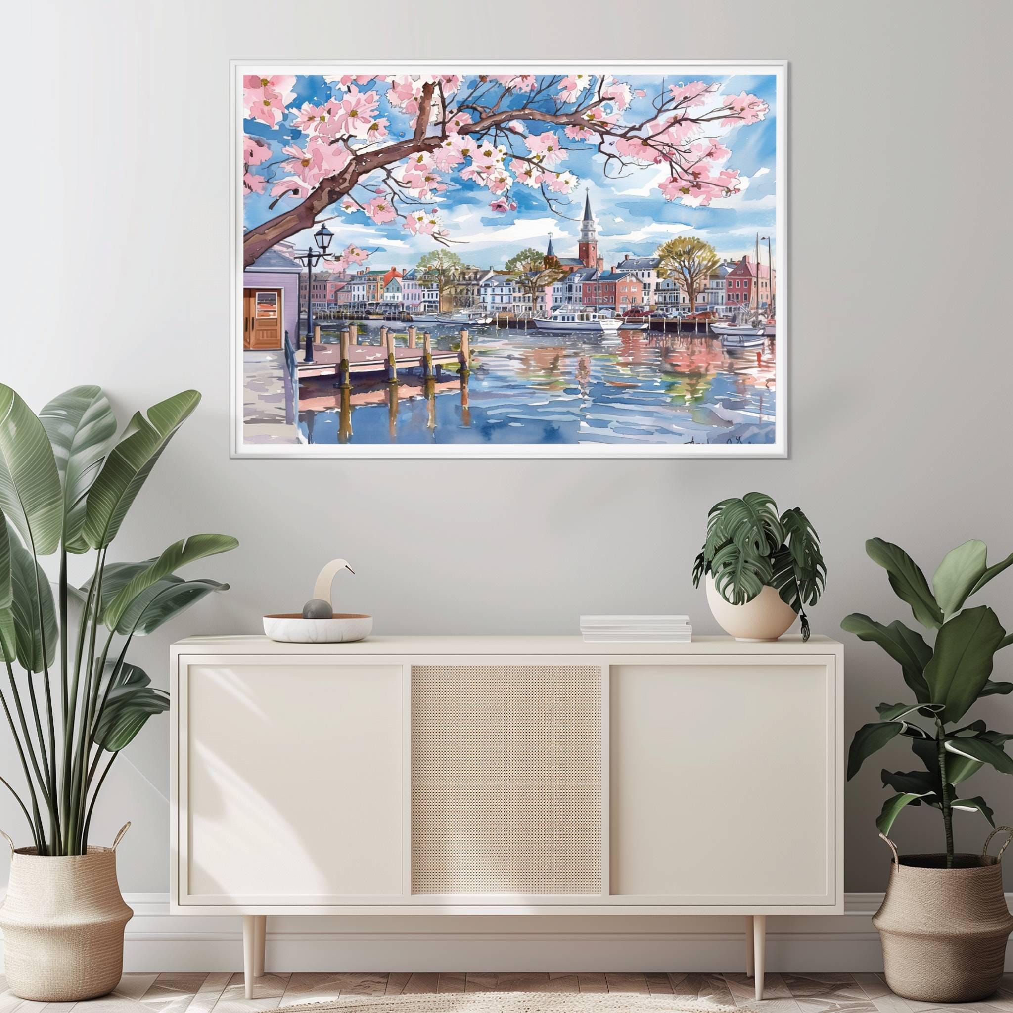 Annapolis Maryland Watercolor Print: USA Travel Art Poster - Image 7