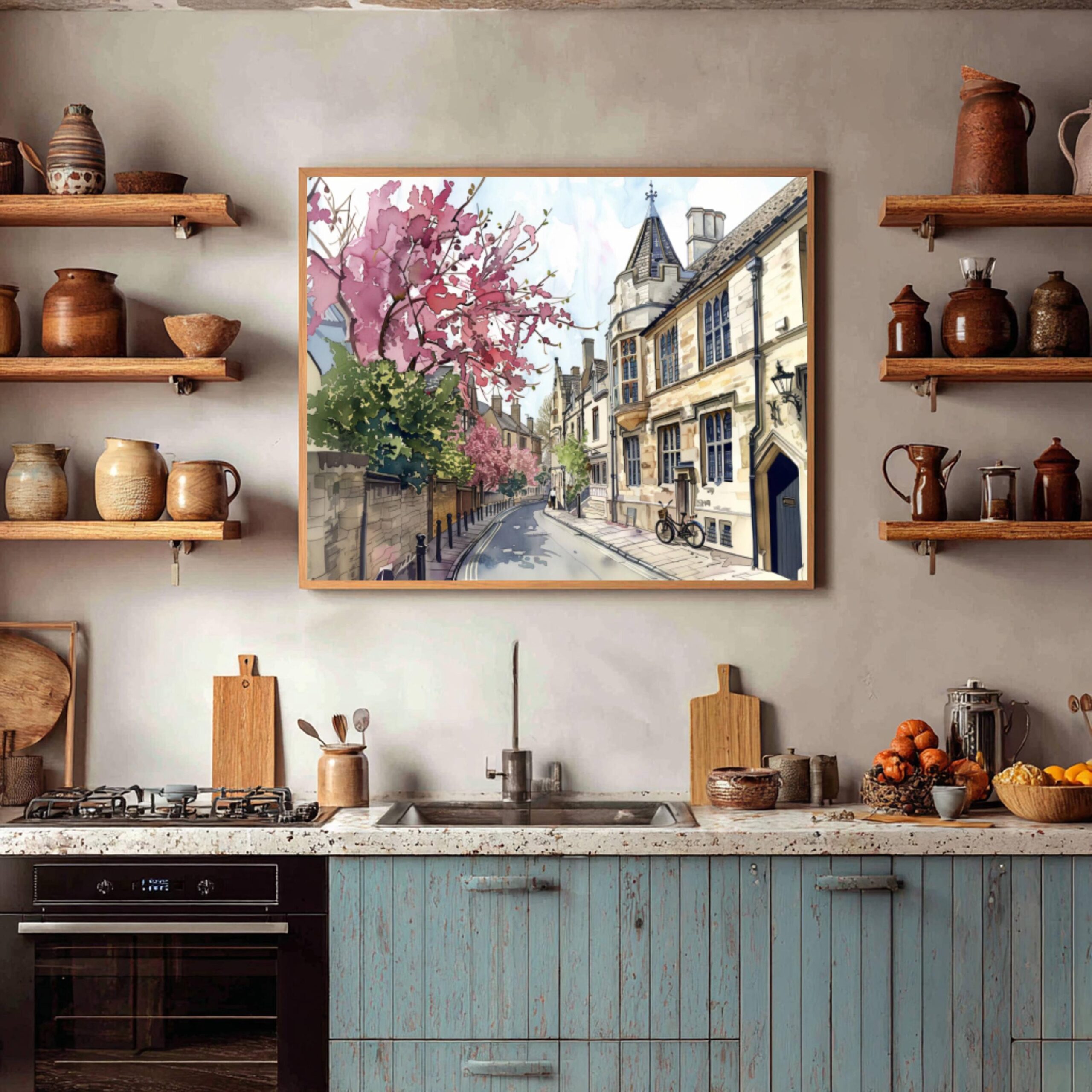 Oxford England Watercolor Print: UK Travel Art Poster - Image 7