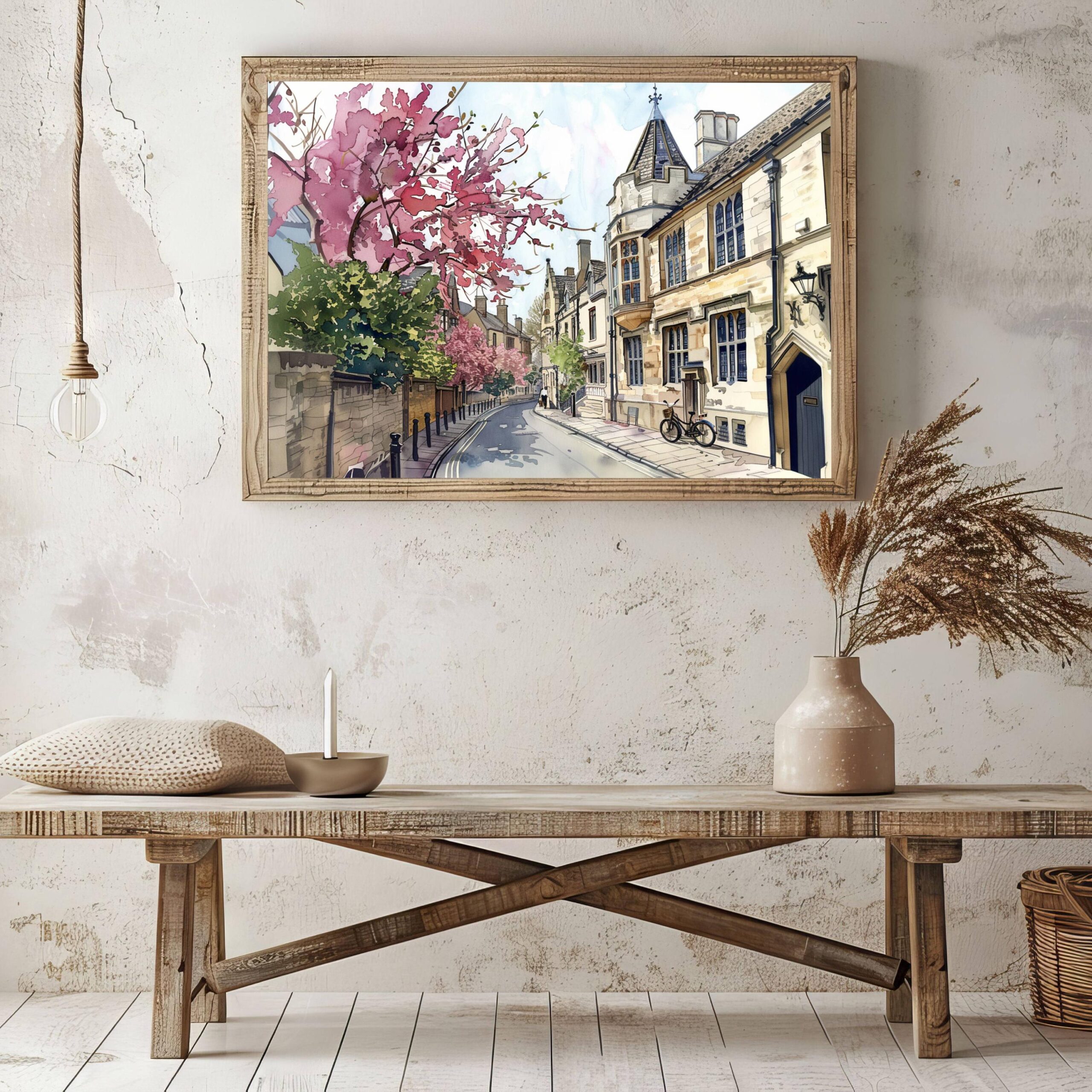 Oxford England Watercolor Print: UK Travel Art Poster - Image 5
