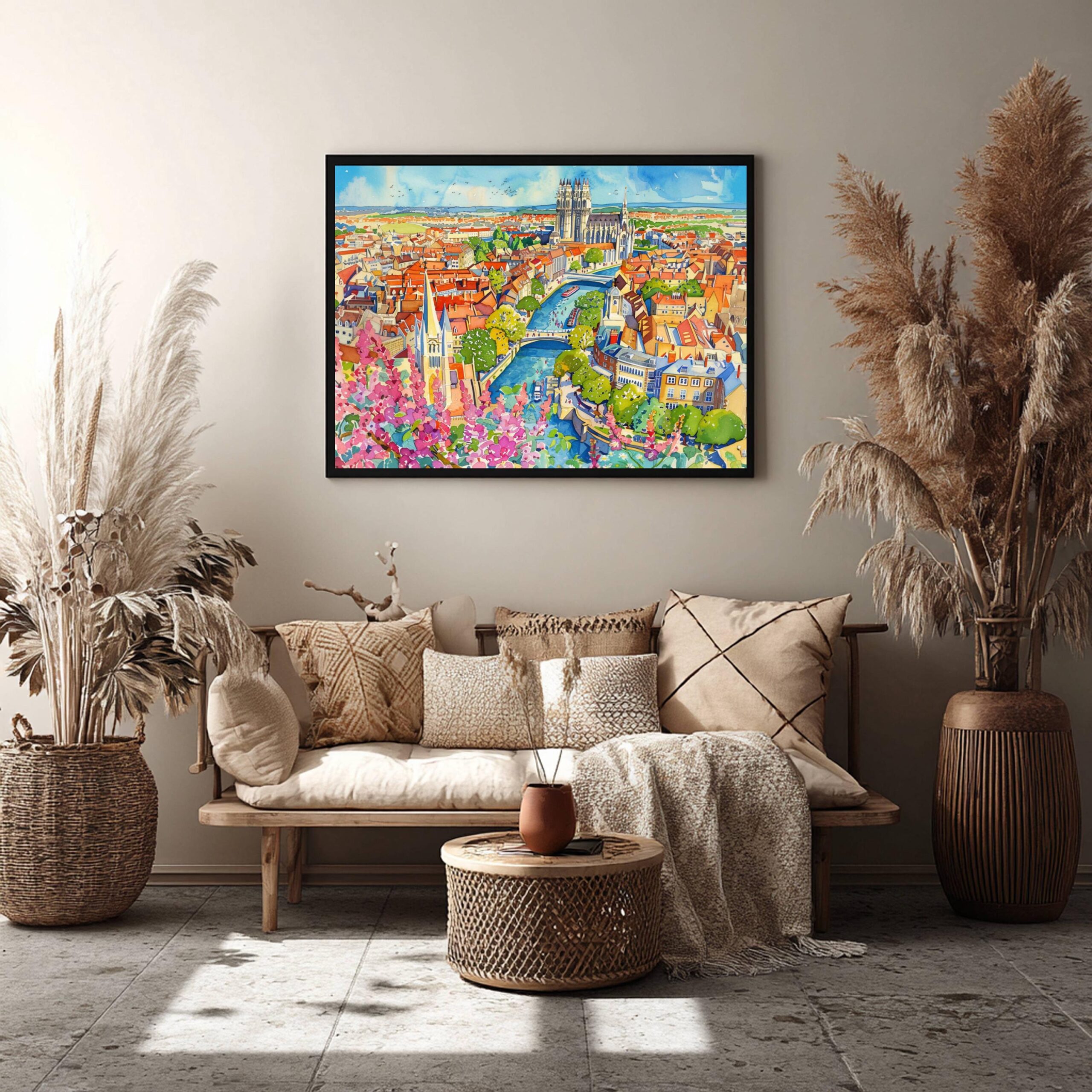 York England Watercolor Print: UK Travel Art Poster - Image 6
