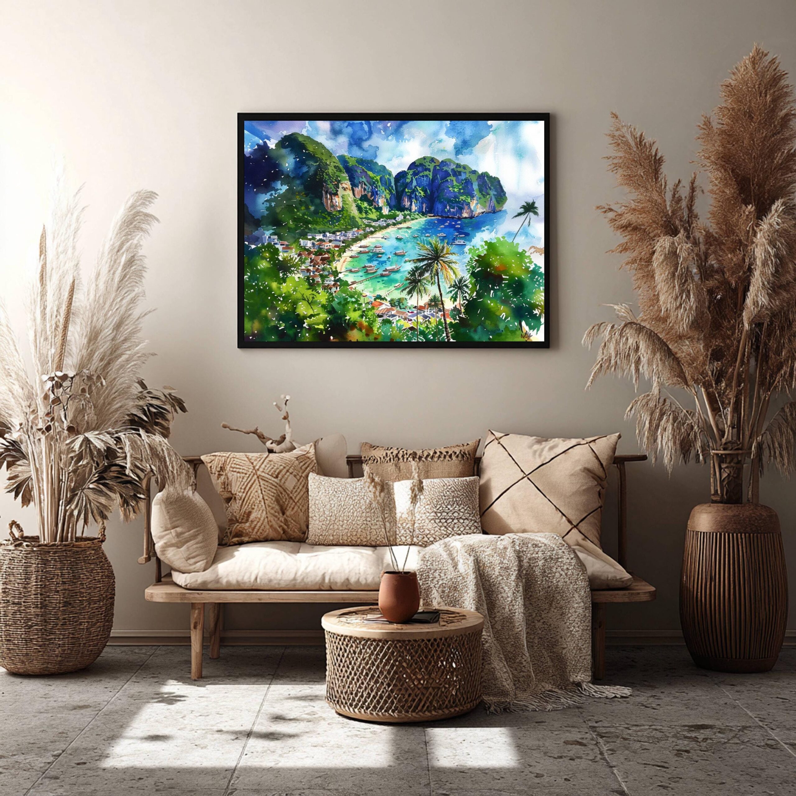 Thailand Watercolor Print: Asian Travel Art Poster - Image 8