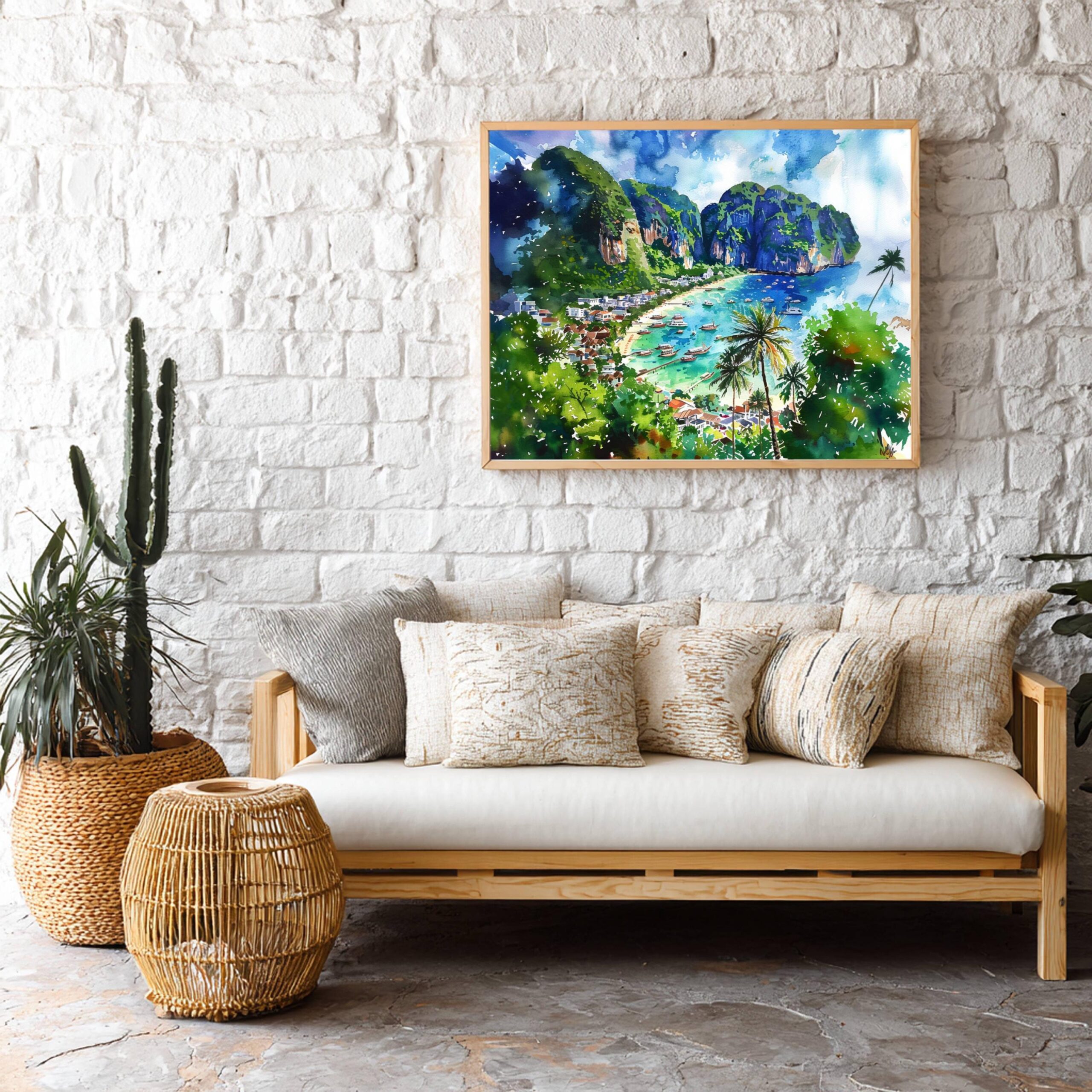 Thailand Watercolor Print: Asian Travel Art Poster - Image 7