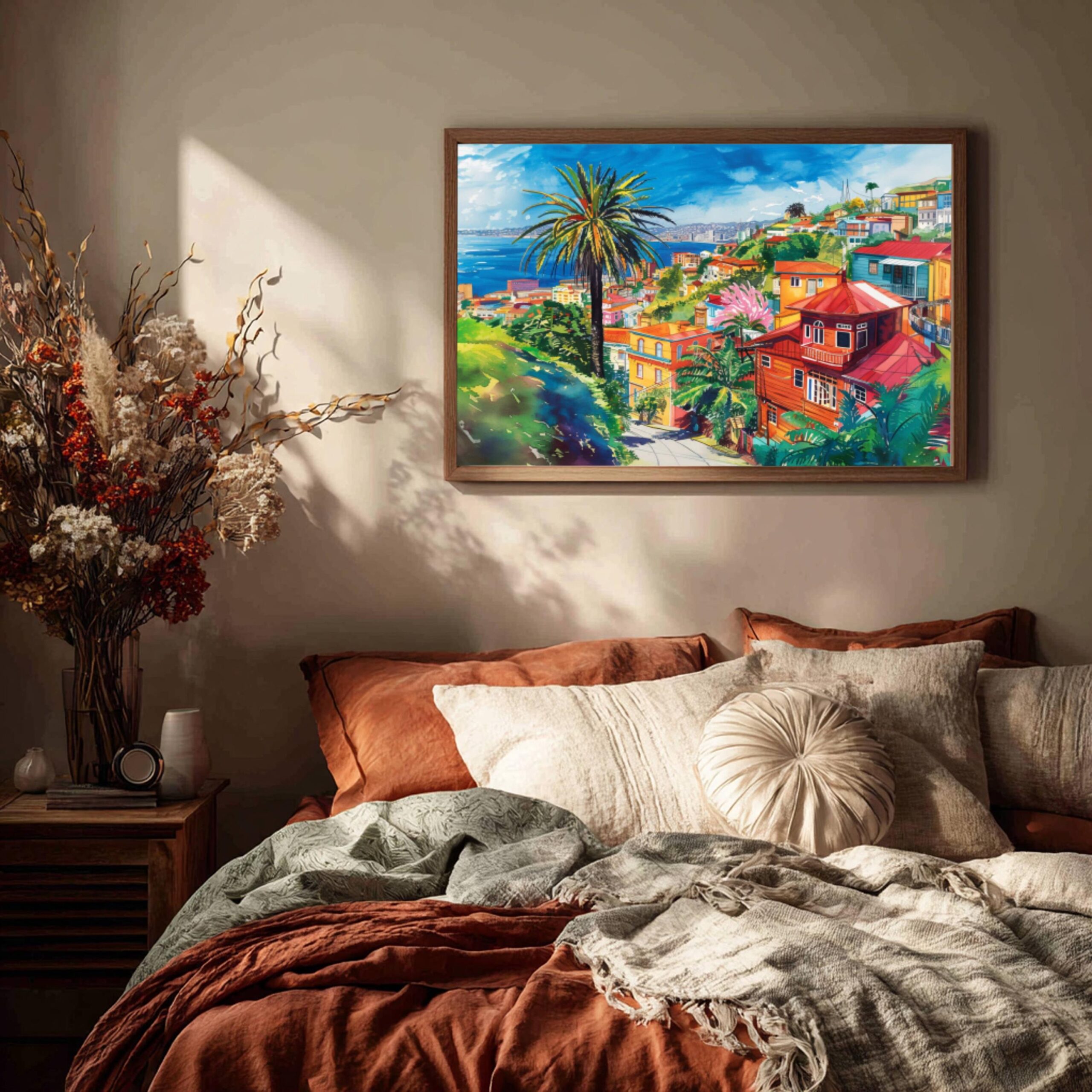 Valparaiso Chile Watercolor Print: South America Travel Art Poster - Image 10