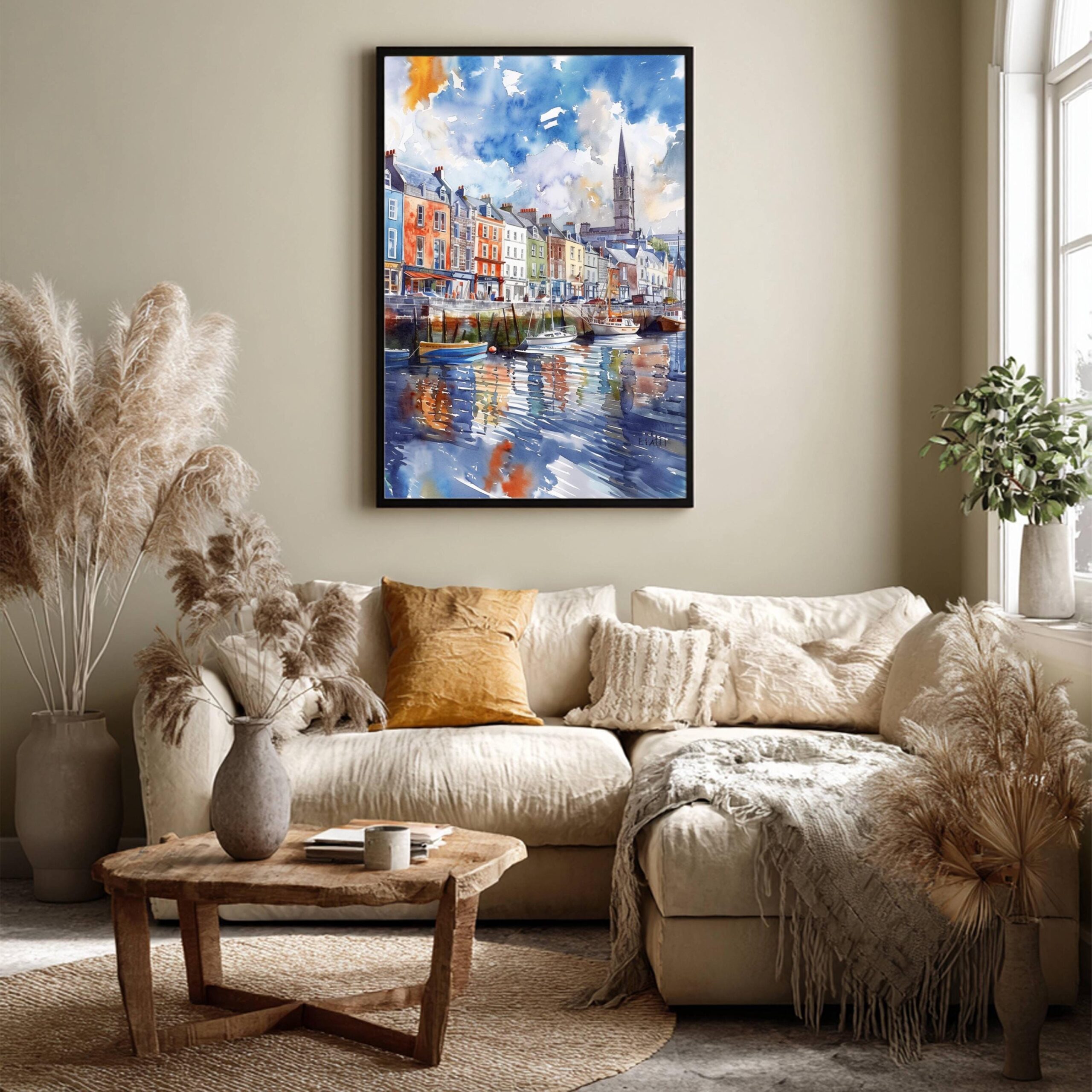Cobh Cork Republic of Ireland Watercolor Print: Europe Travel Art Poster - Image 4