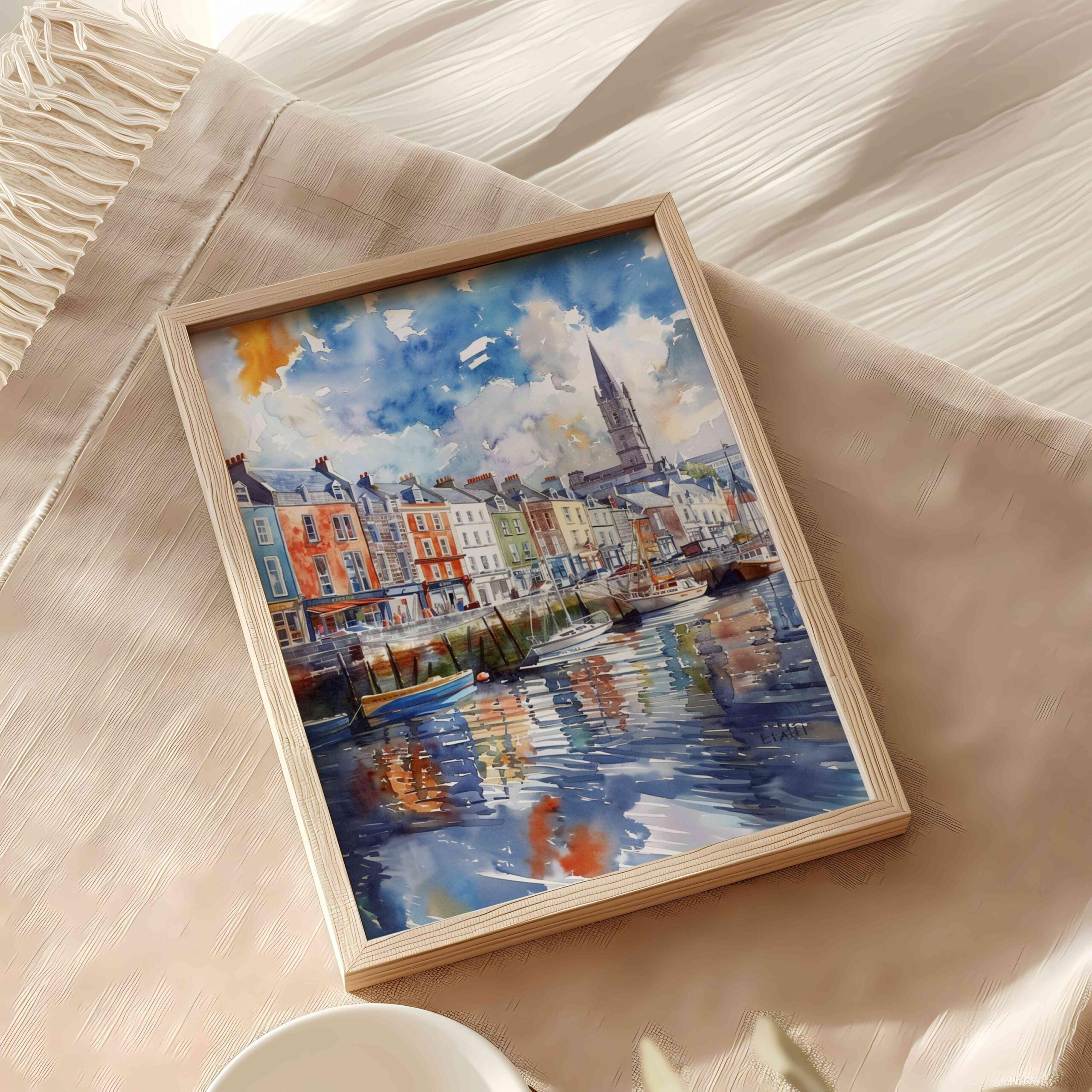 Cobh Cork Republic of Ireland Watercolor Print: Europe Travel Art Poster - Image 5