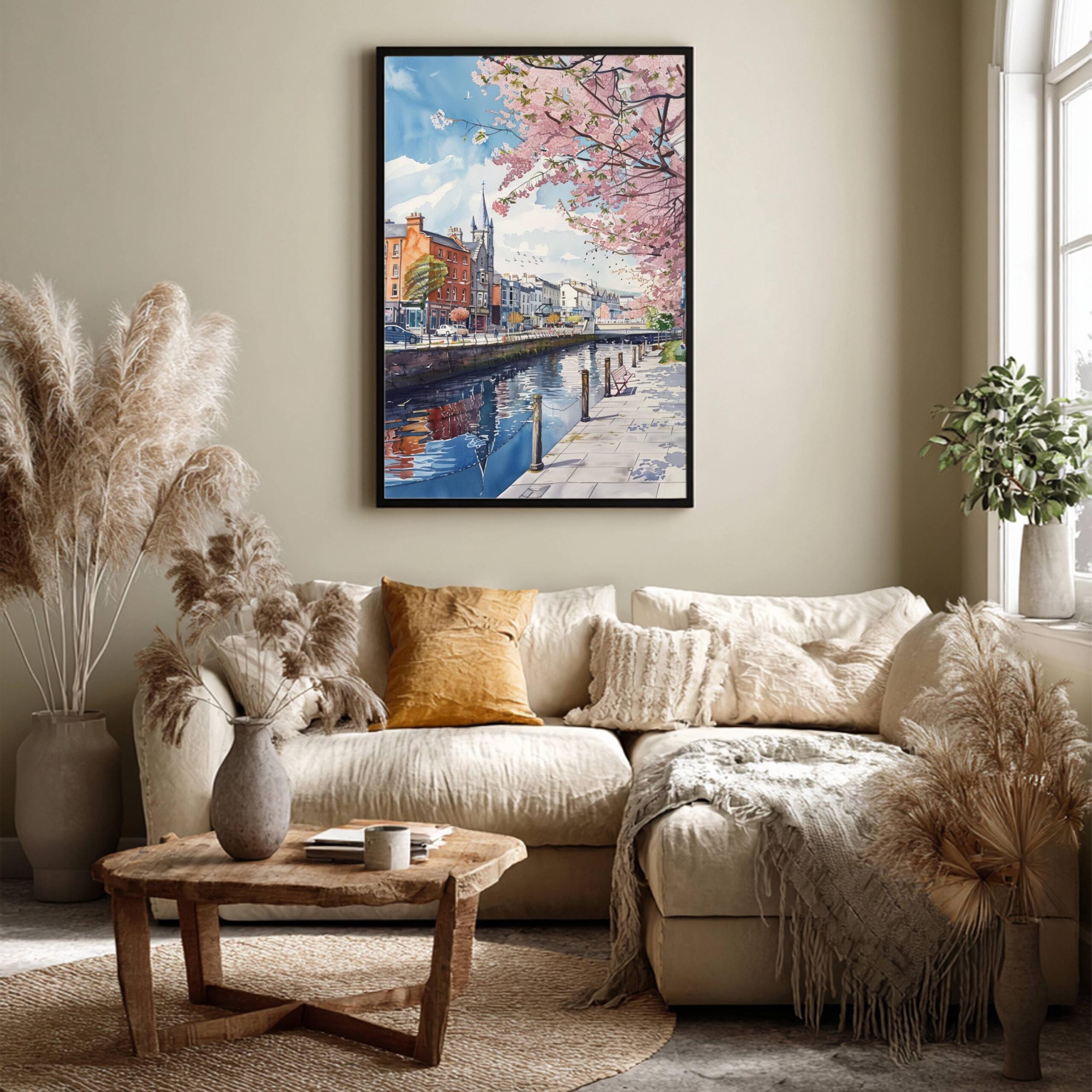 Cork Republic of Ireland Watercolor Print: Europe Travel Art Poster - Image 3