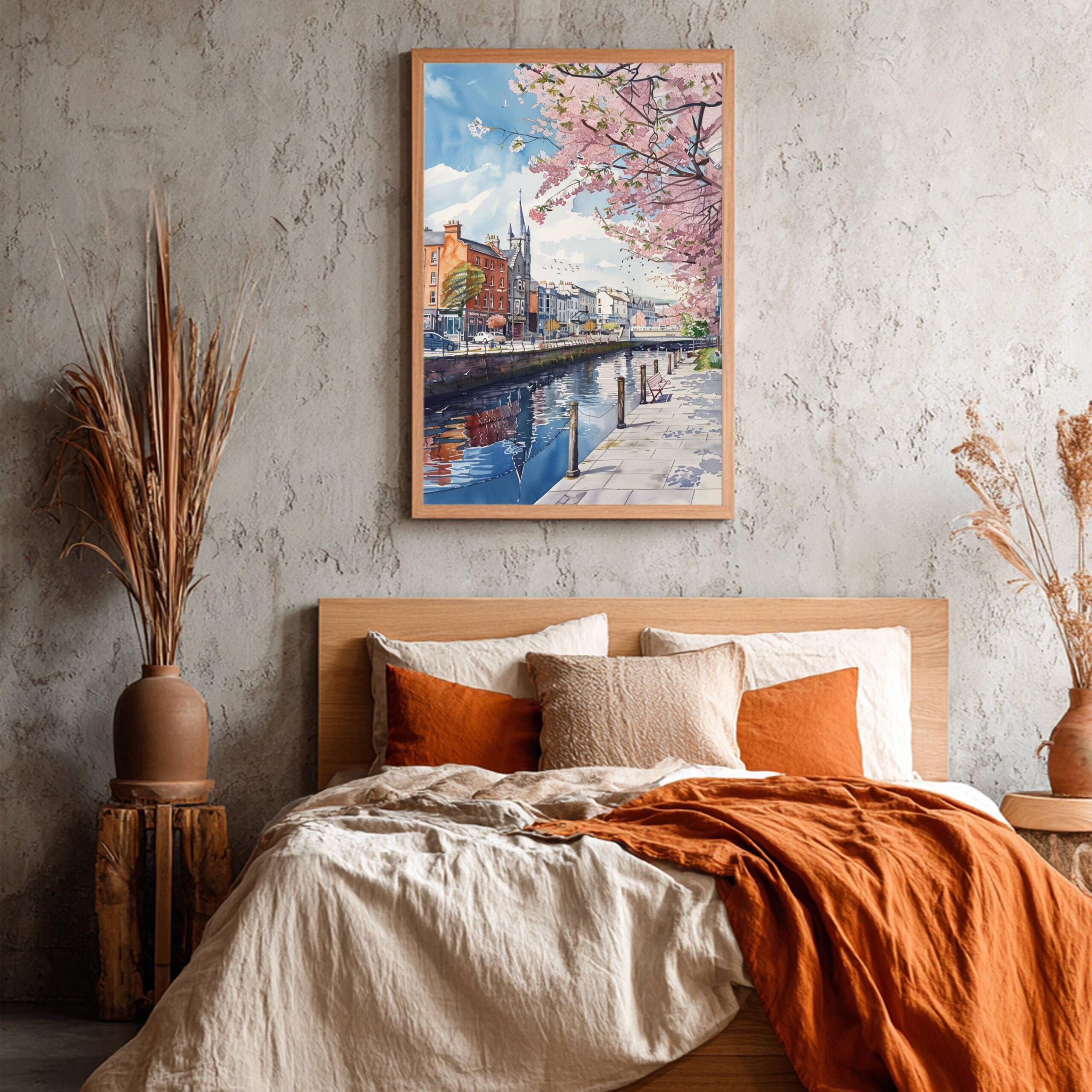Cork Republic of Ireland Watercolor Print: Europe Travel Art Poster - Image 4