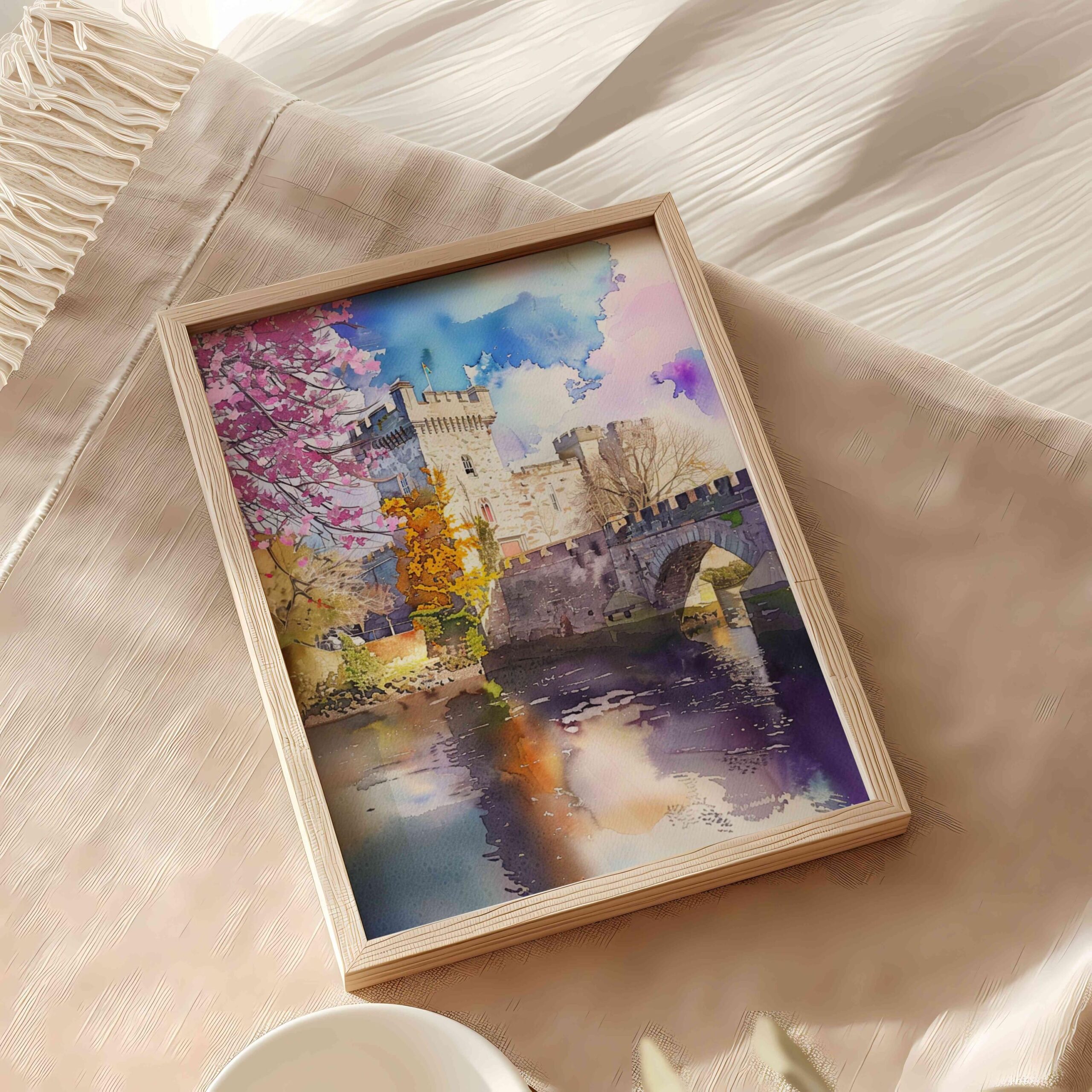 Limerick Republic of Ireland Watercolor Print: Europe Travel Art Poster - Image 5