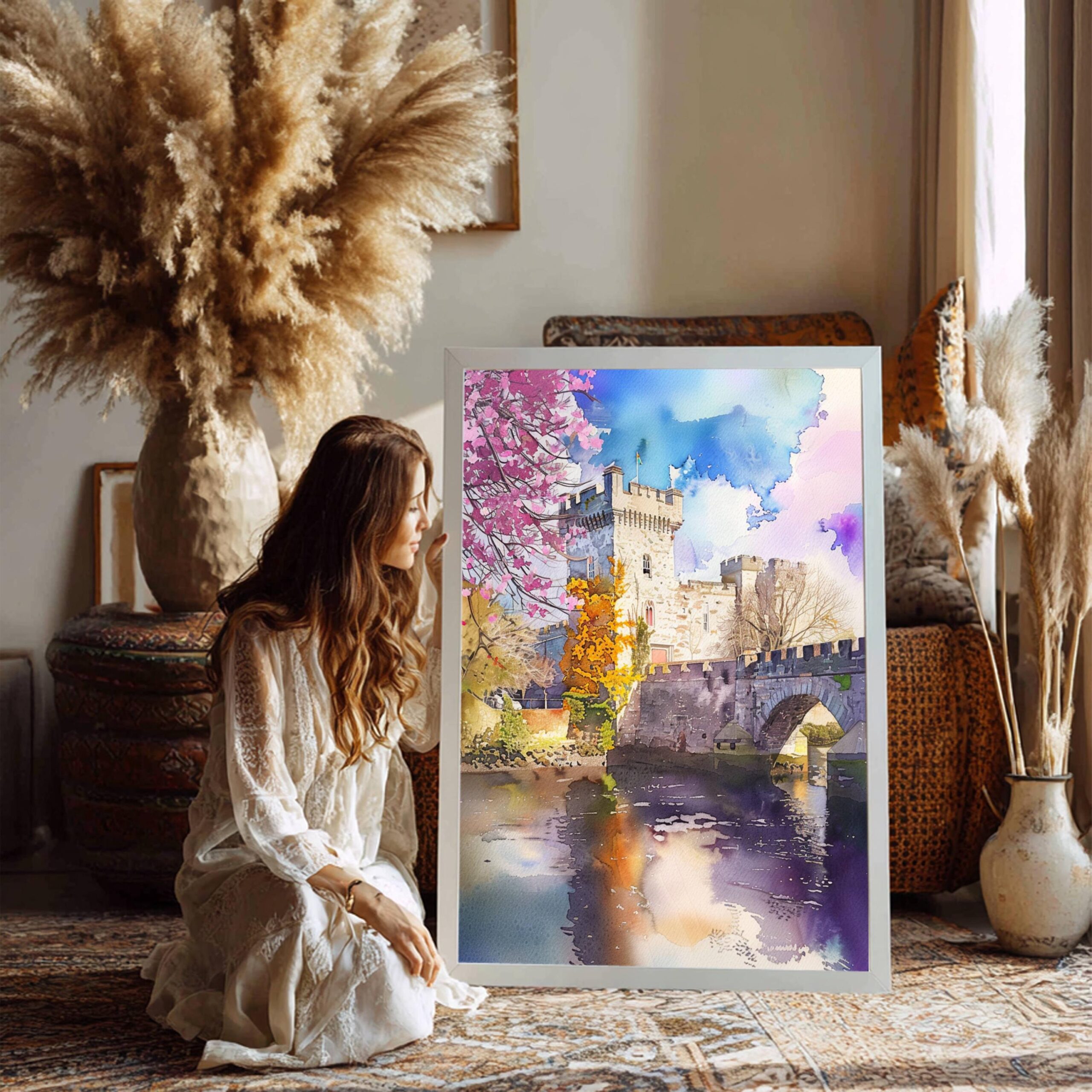 Limerick Republic of Ireland Watercolor Print: Europe Travel Art Poster - Image 6