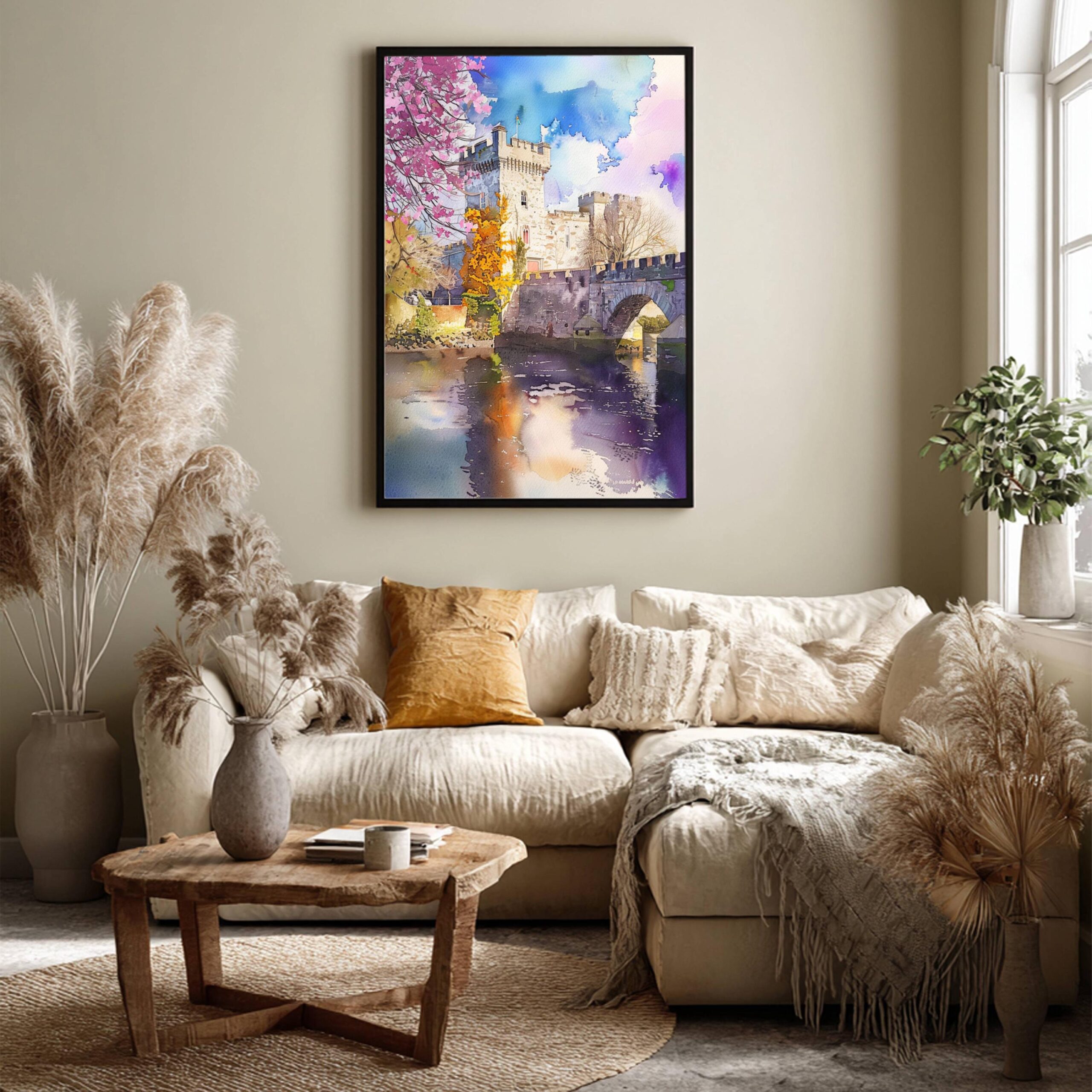 Limerick Republic of Ireland Watercolor Print: Europe Travel Art Poster - Image 3