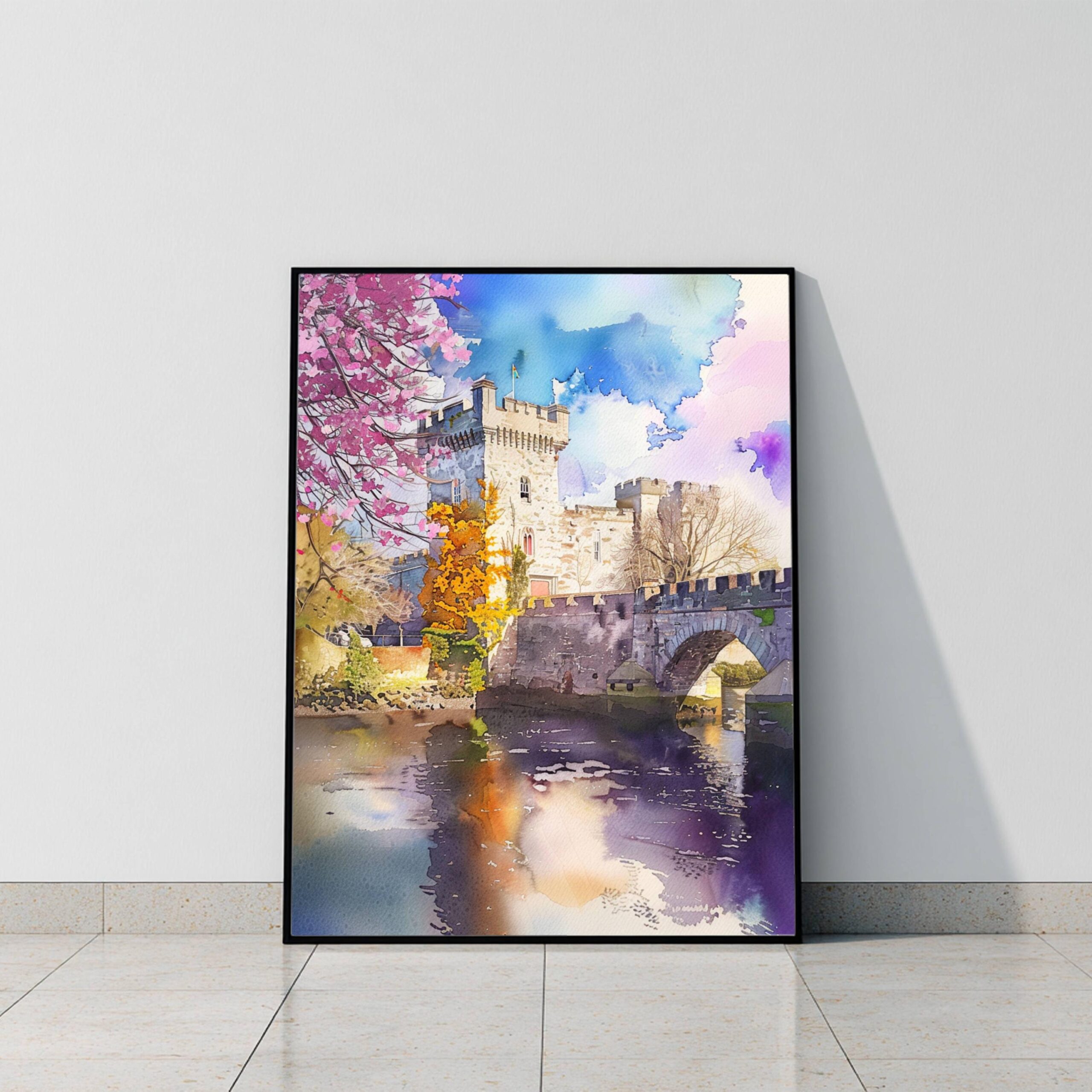 Limerick Republic of Ireland Watercolor Print: Europe Travel Art Poster - Image 9