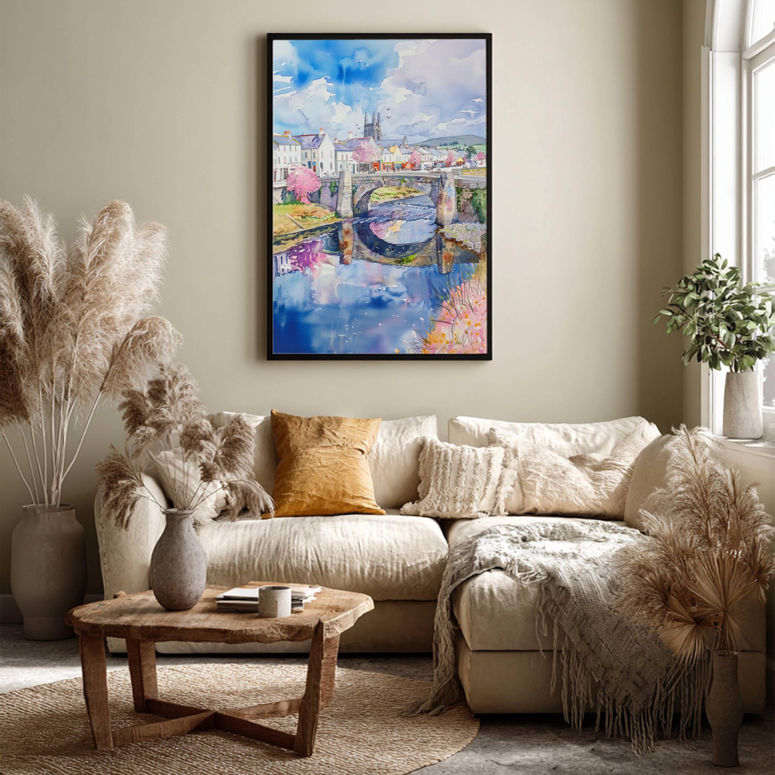 Sligo Republic of Ireland Watercolor Print: Europe Travel Art Poster - Image 4