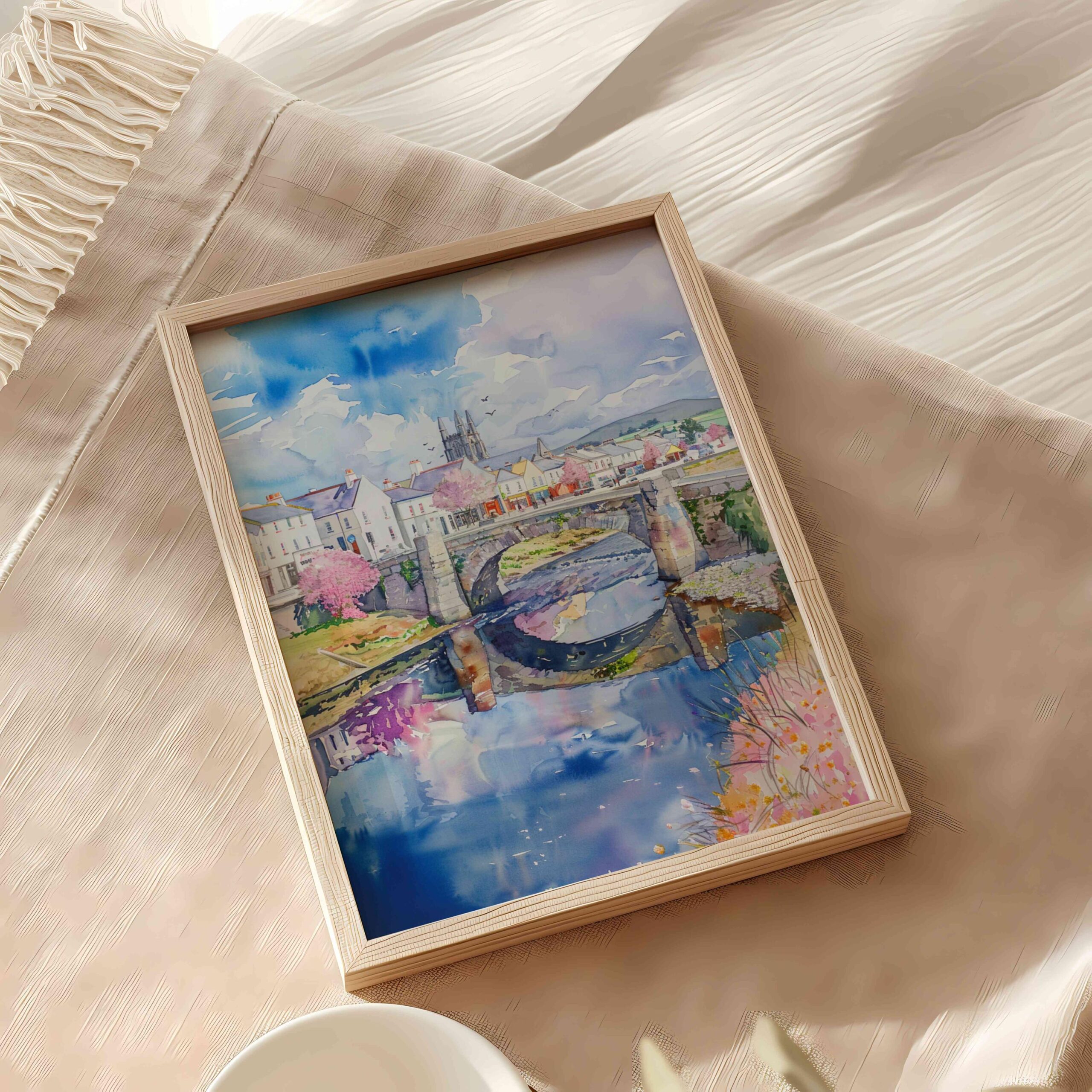 Sligo Republic of Ireland Watercolor Print: Europe Travel Art Poster - Image 5
