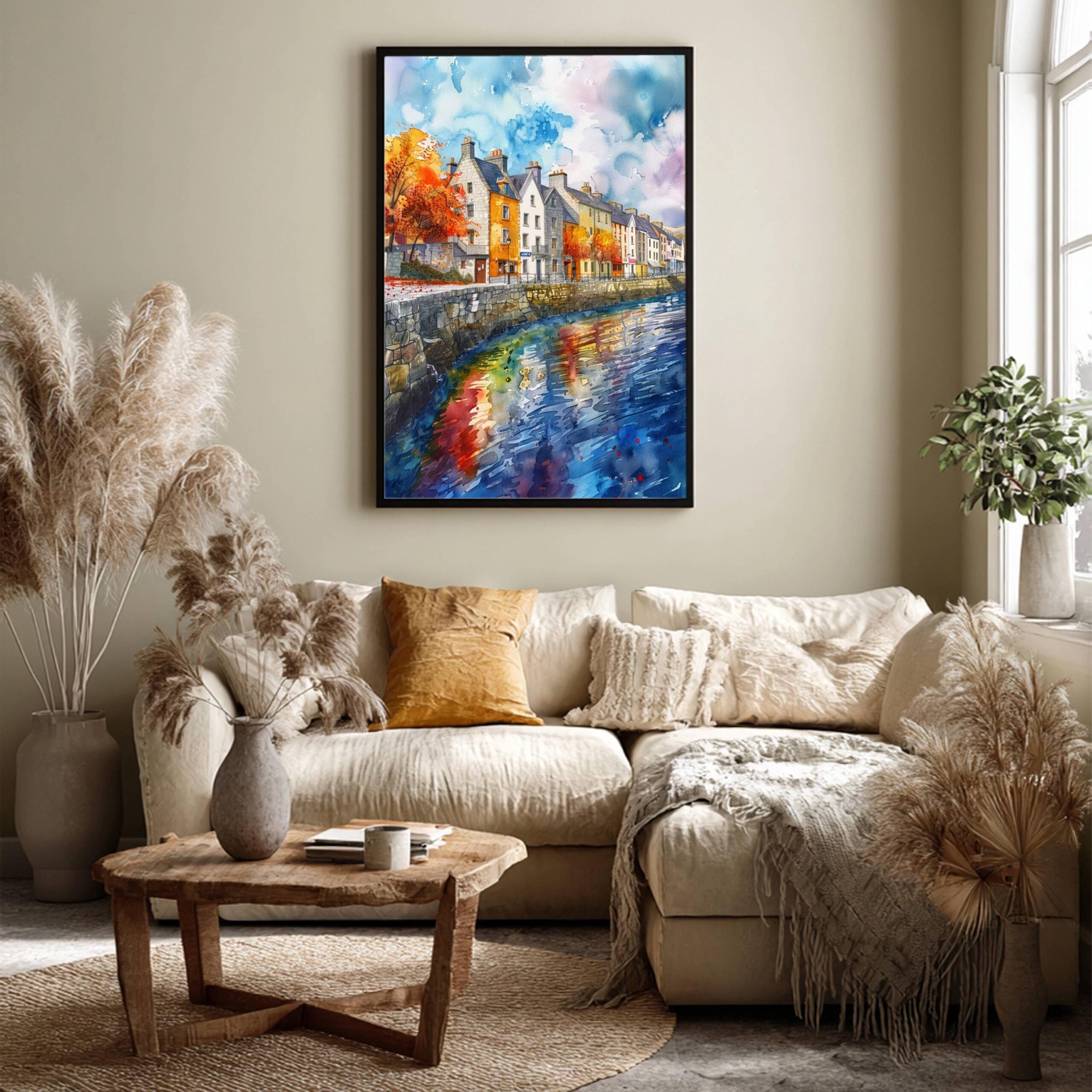 Galway Republic of Ireland Watercolor Print: Europe Travel Art Poster - Image 4