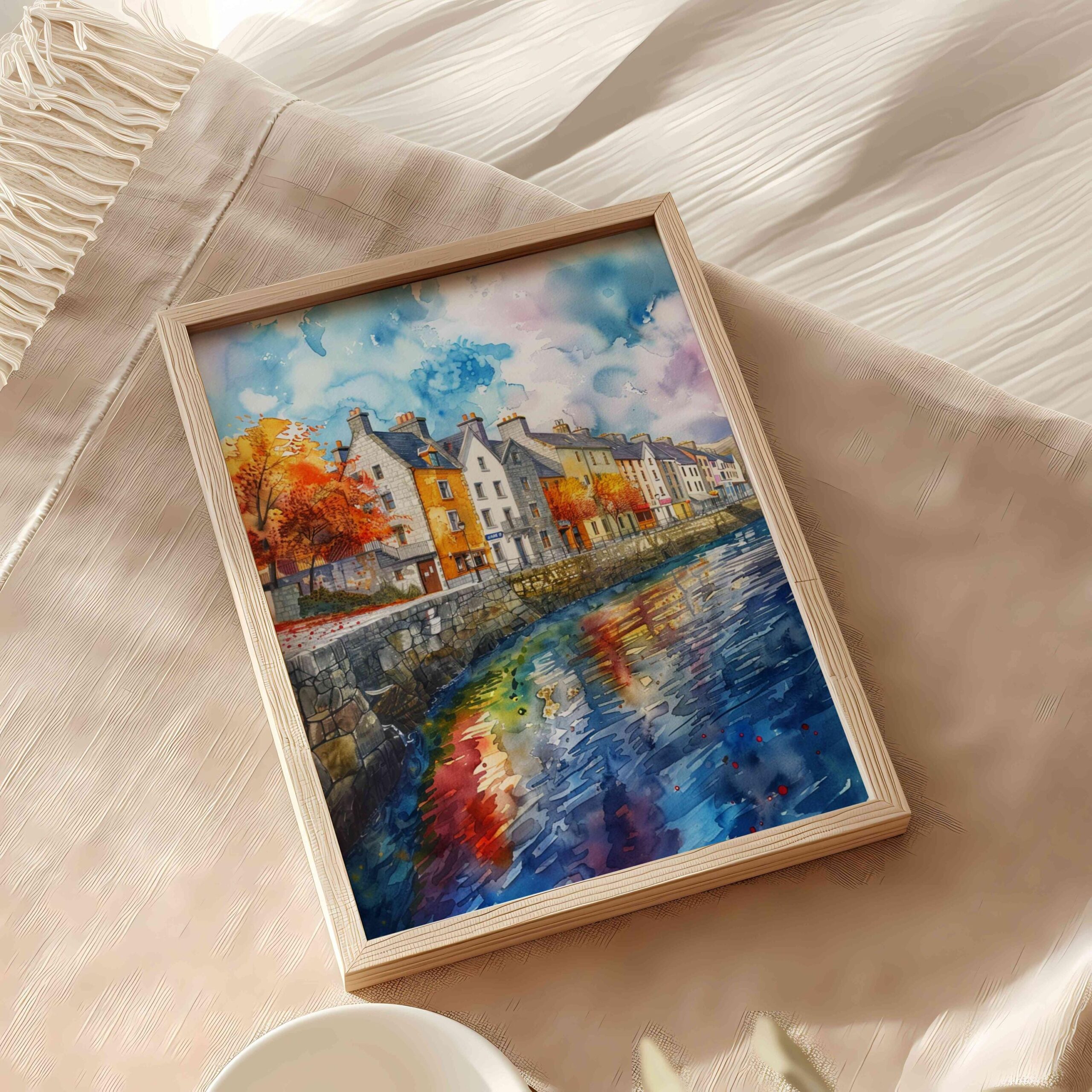 Galway Republic of Ireland Watercolor Print: Europe Travel Art Poster - Image 5