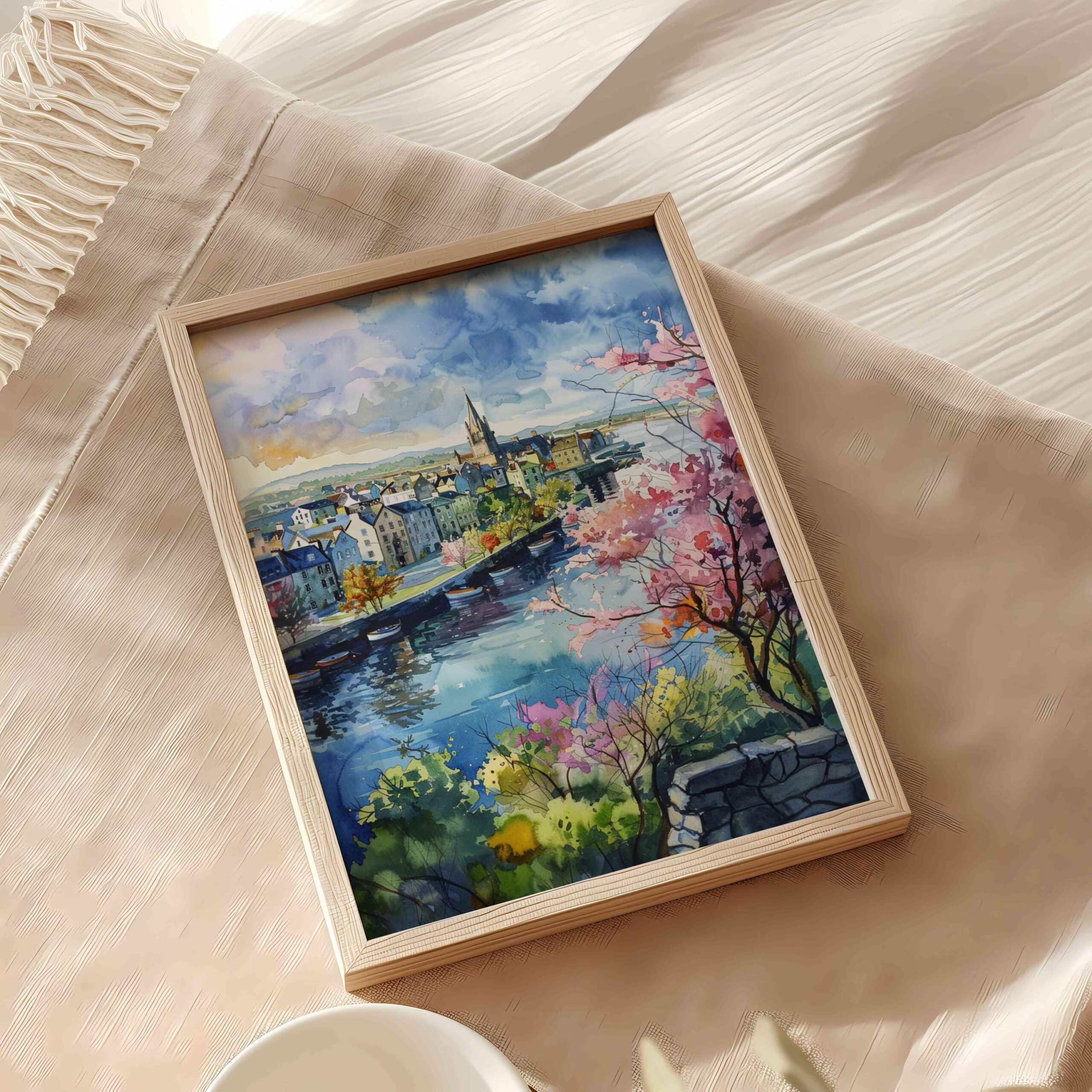 Galway Republic of Ireland Watercolor Print: Europe Travel Art Poster - Image 5