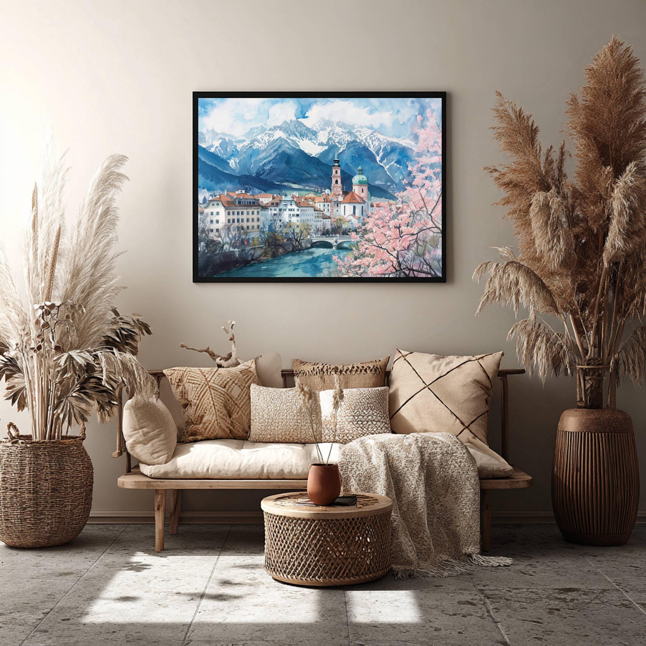 Innsbruck Austria Watercolor Print: Europe Travel Art Poster - Image 10