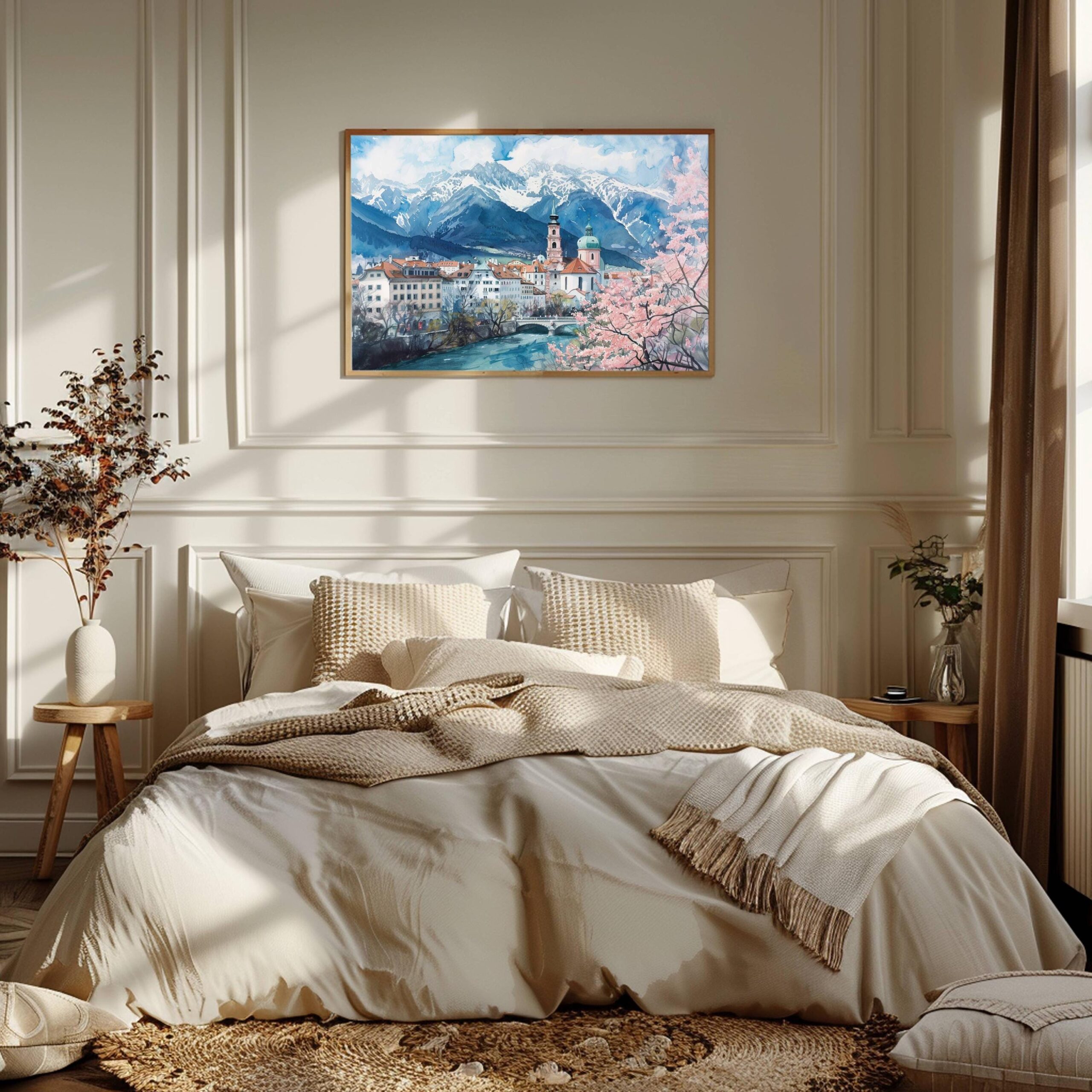 Innsbruck Austria Watercolor Print: Europe Travel Art Poster - Image 7