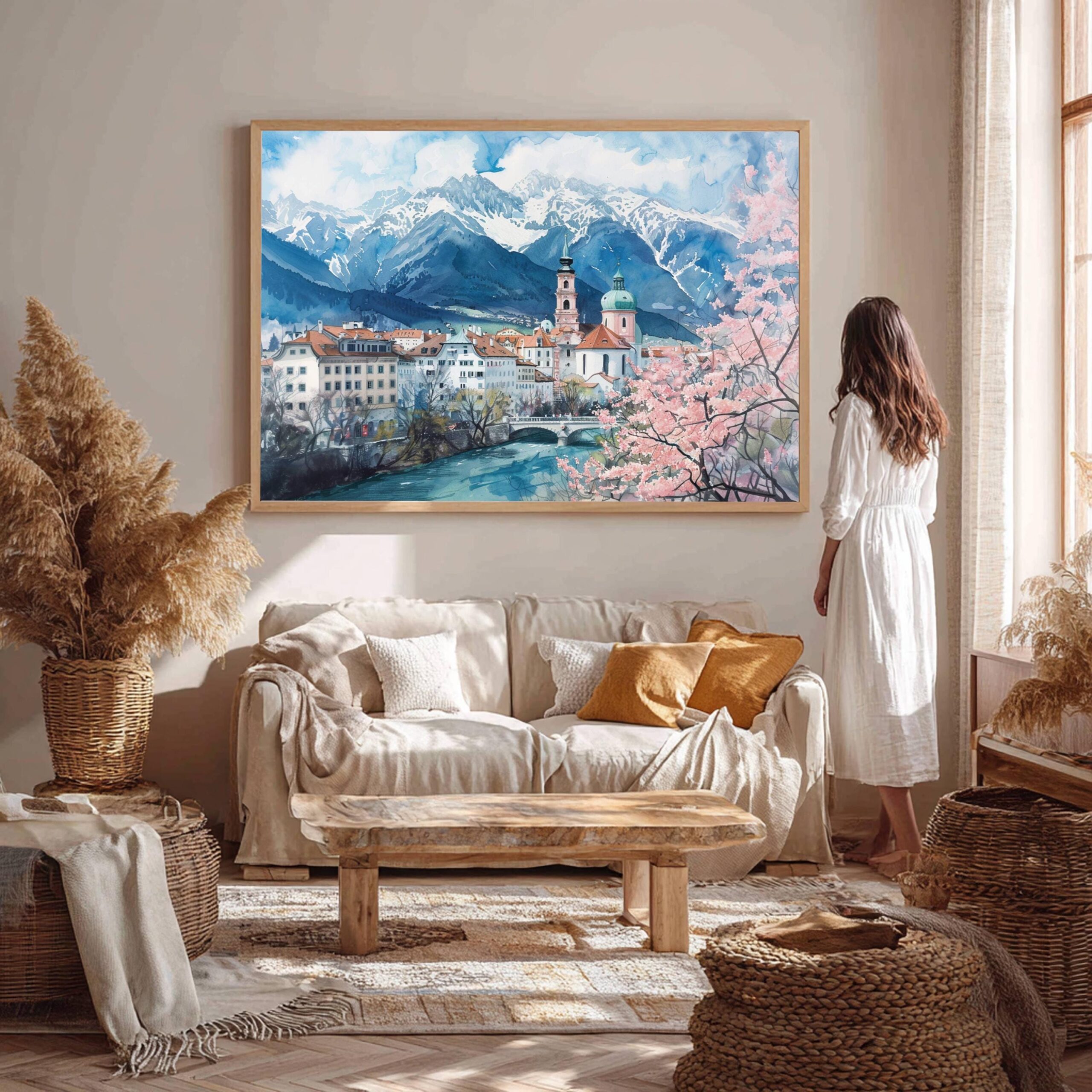 Innsbruck Austria Watercolor Print: Europe Travel Art Poster - Image 8
