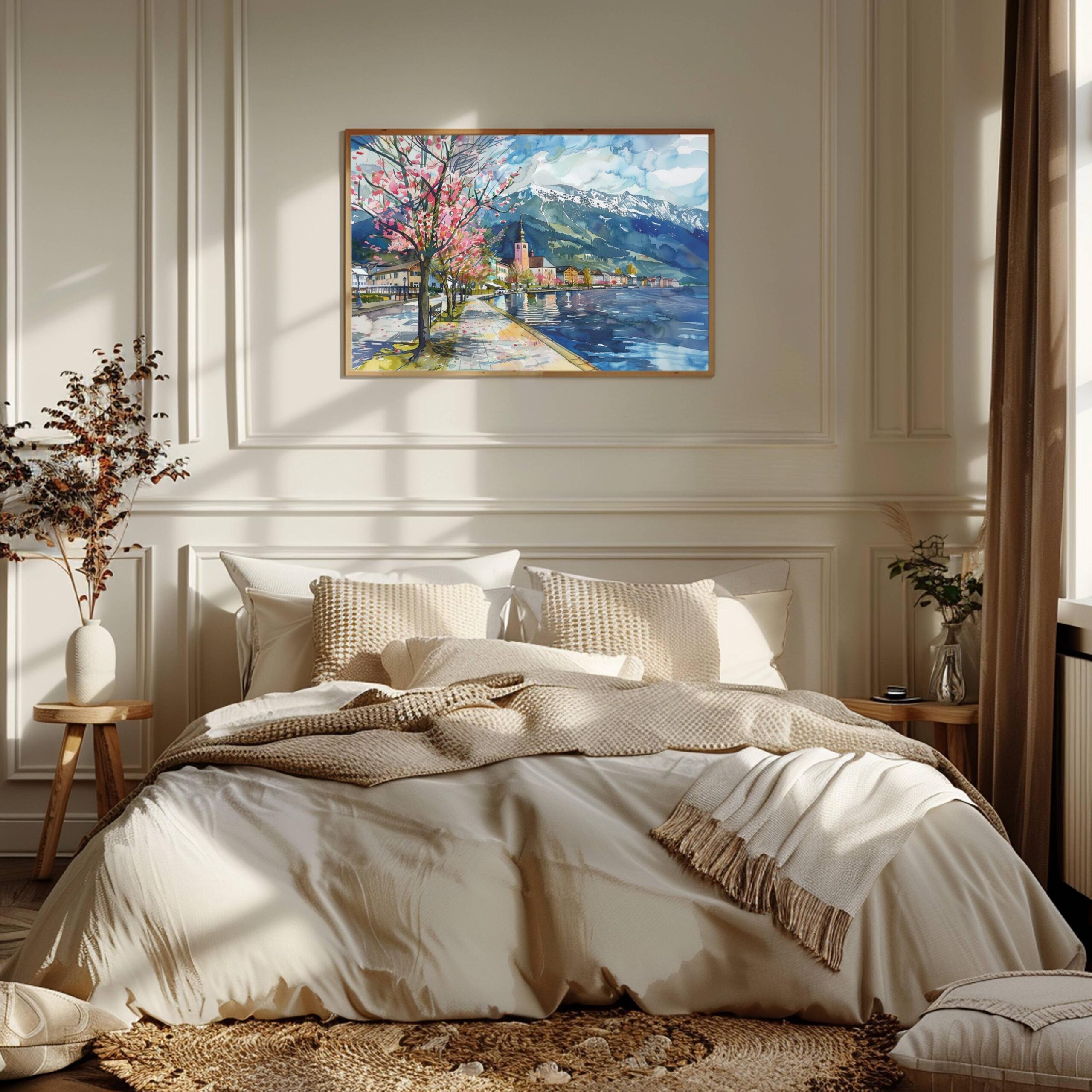 Zell am See Austria Watercolor Print: Europe Travel Art Poster - Image 3