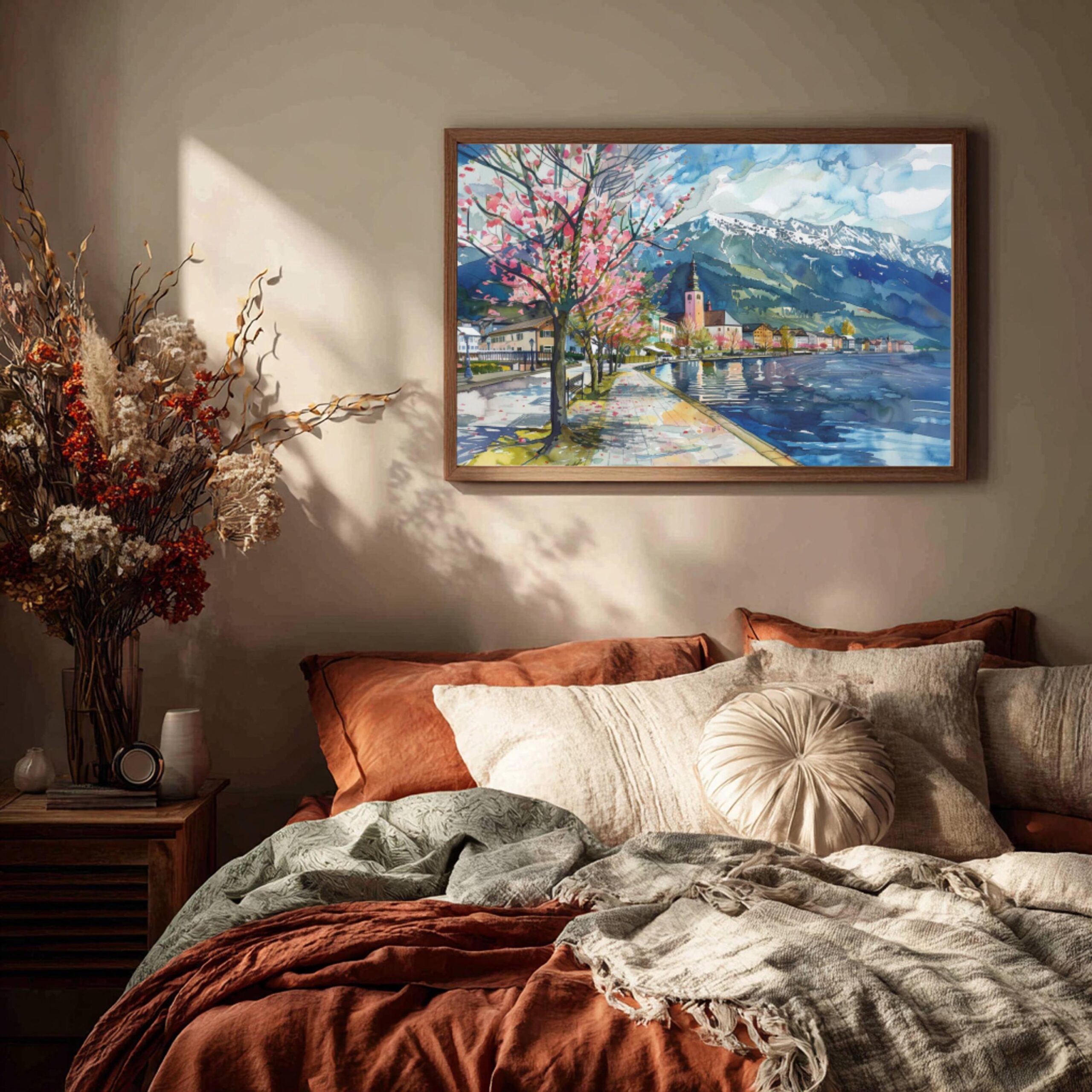 Zell am See Austria Watercolor Print: Europe Travel Art Poster - Image 9