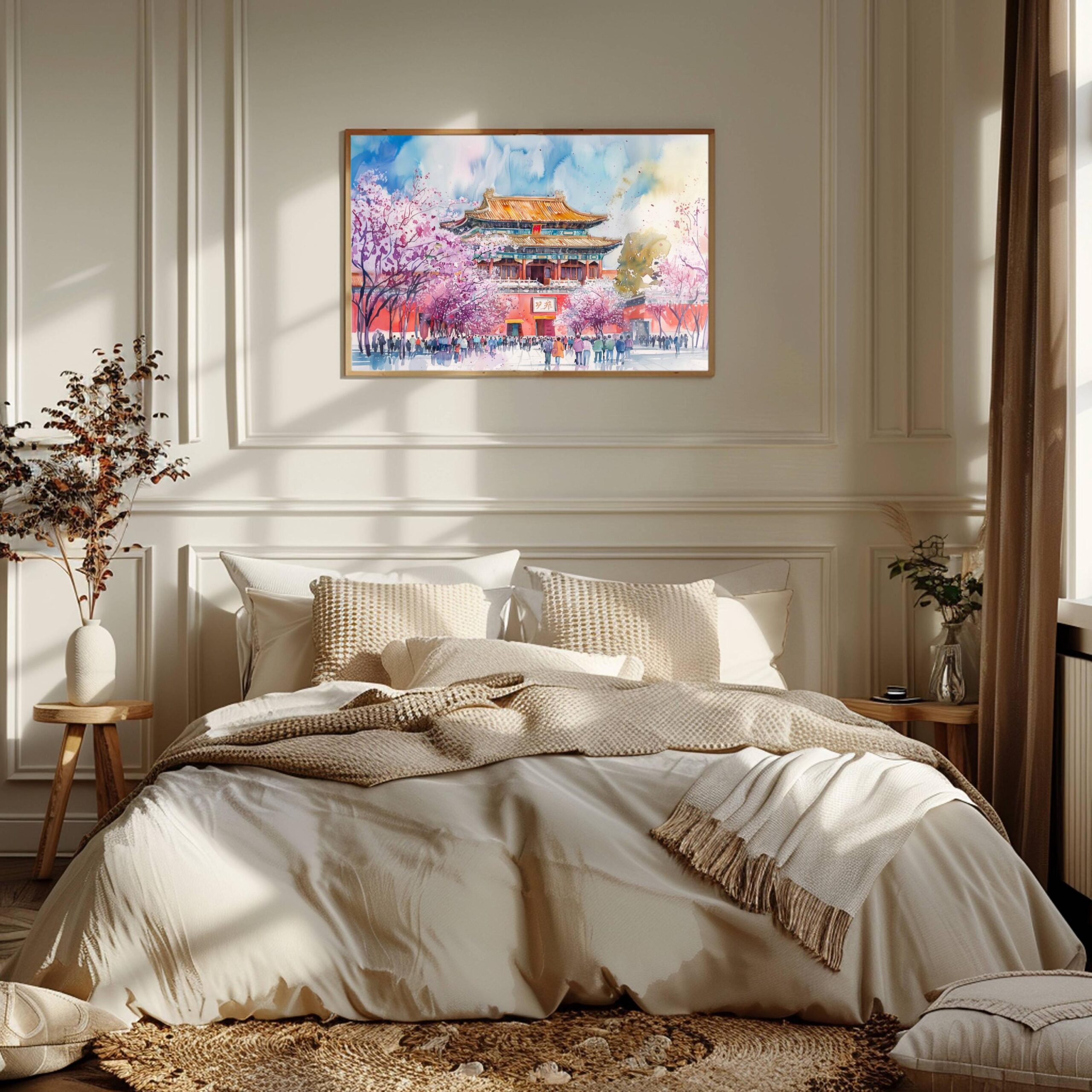 Forbidden City Beijing China Watercolor Print: Asian Travel Art Poster - Image 7