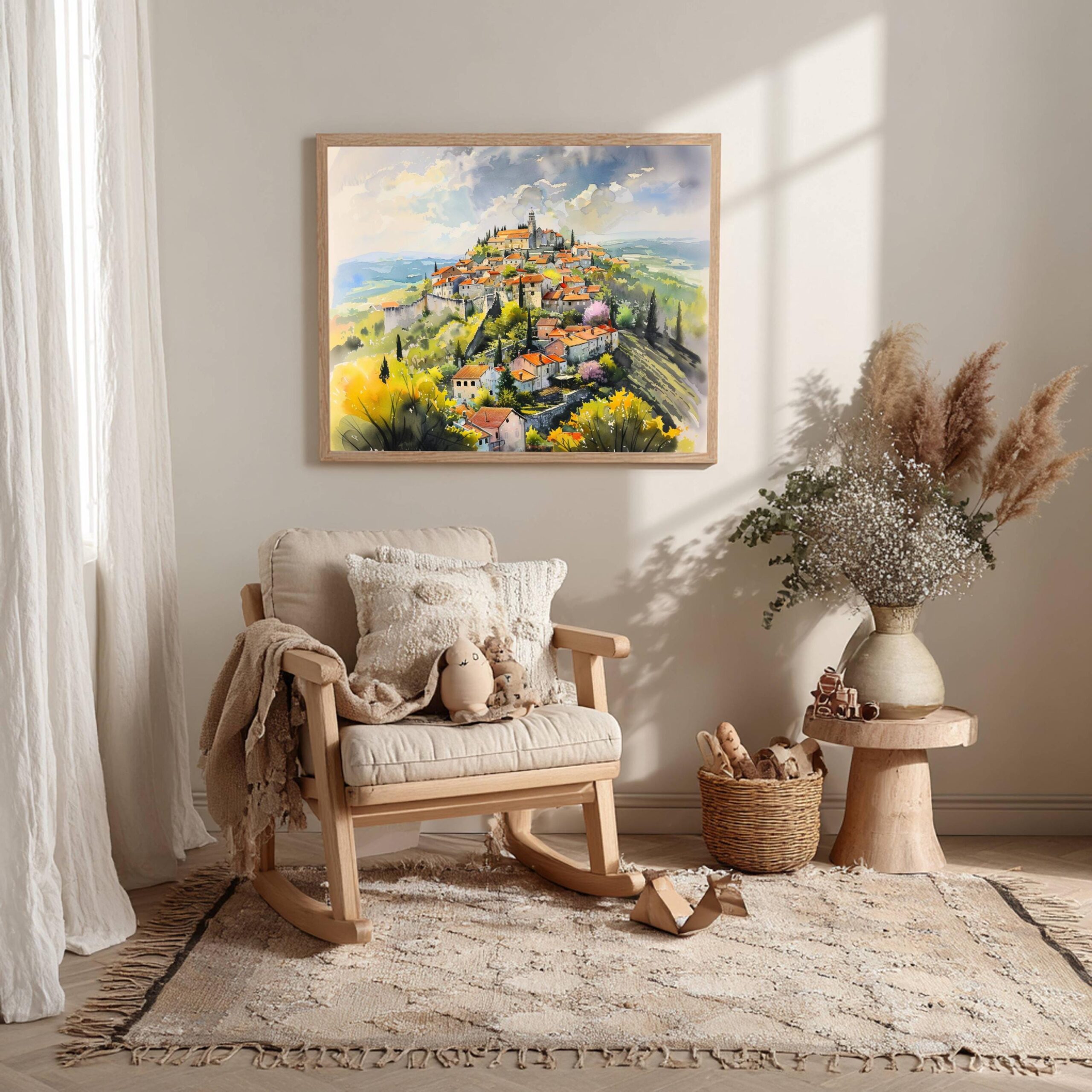 Motovun Croatia Watercolor Print: Europe Travel Art Poster - Image 10