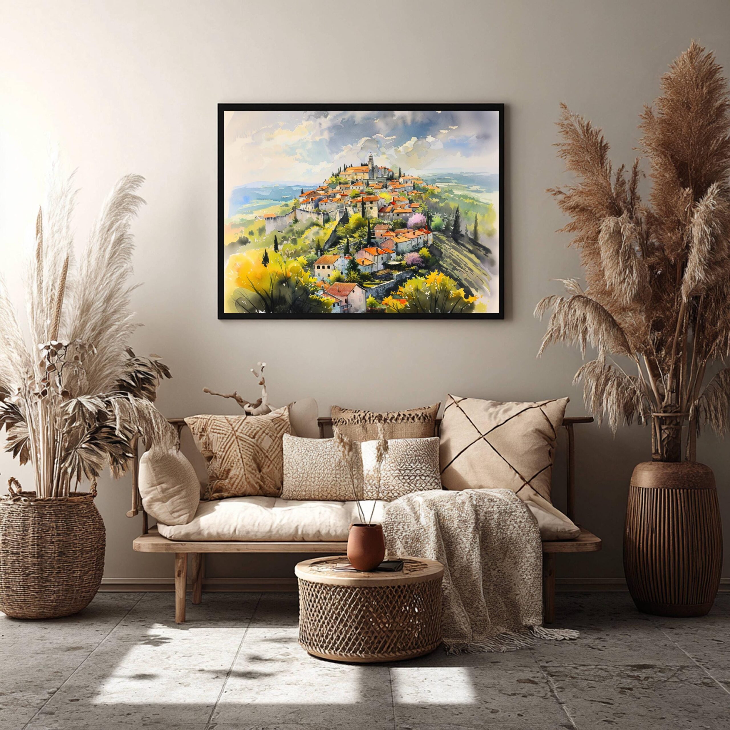 Motovun Croatia Watercolor Print: Europe Travel Art Poster - Image 7