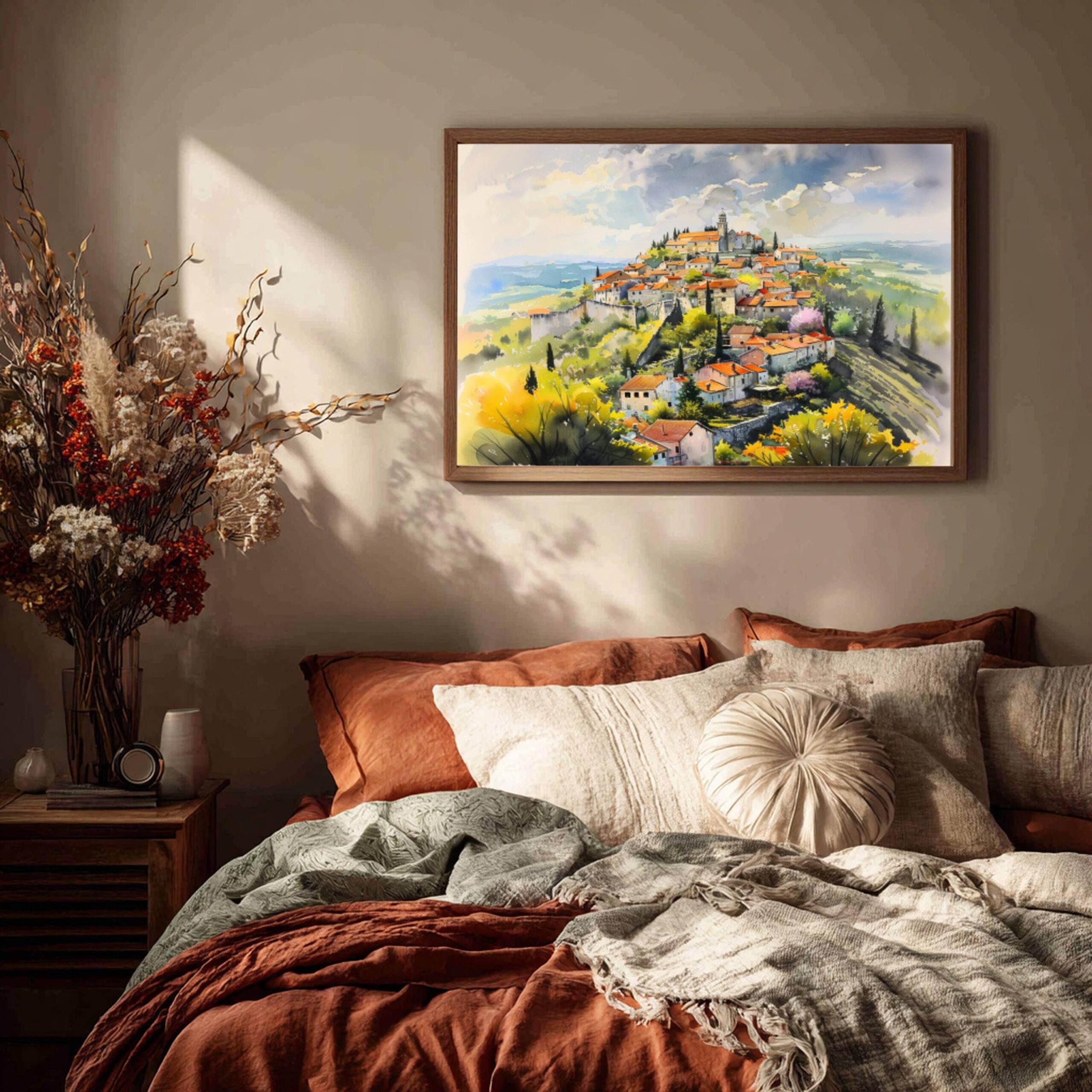 Motovun Croatia Watercolor Print: Europe Travel Art Poster - Image 6