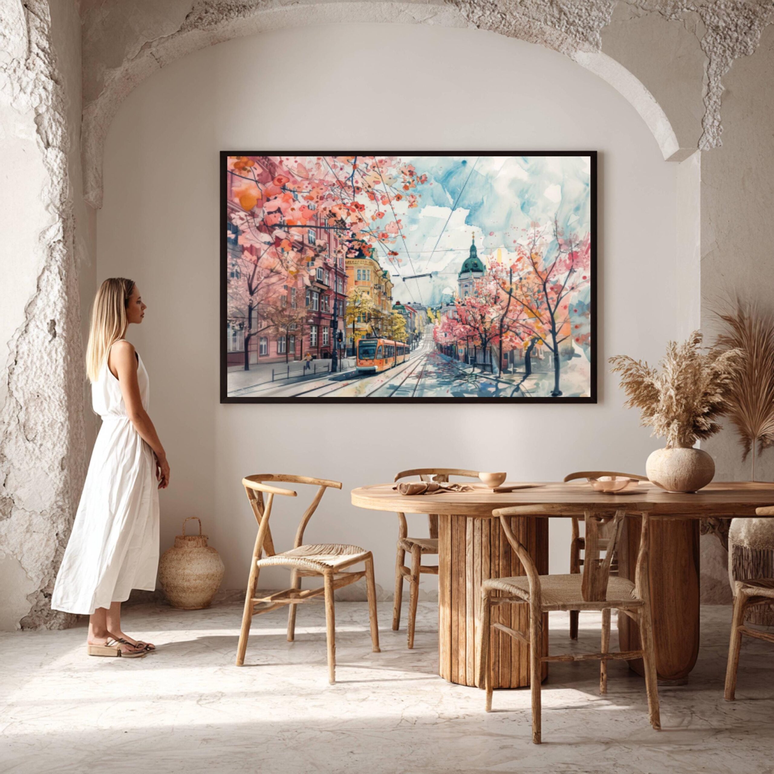 Helsinki Finland Watercolor Print: Europe Travel Art Poster - Image 7