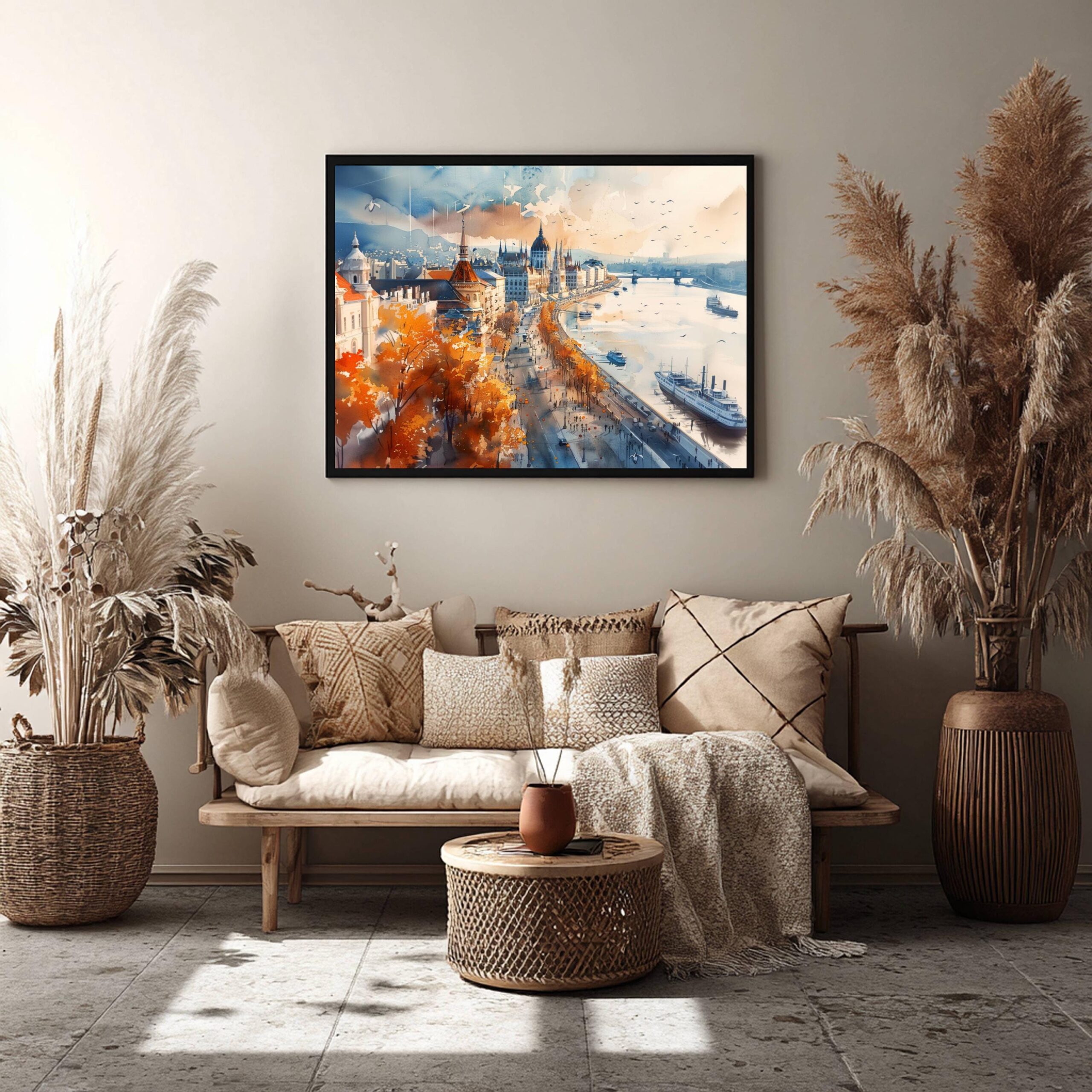 Budapest Hungary Watercolor Print: Europe Travel Art Poster - Image 7