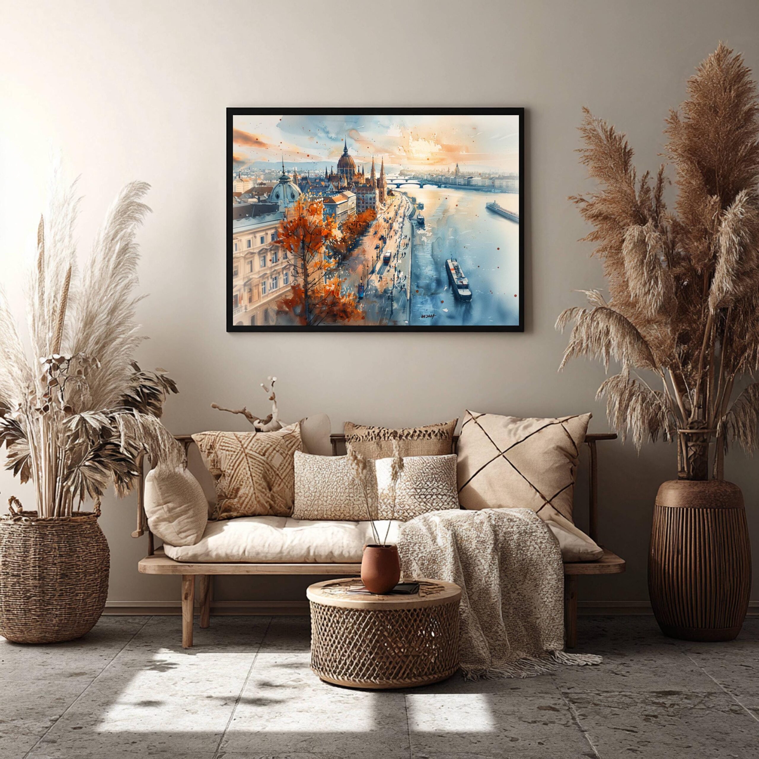 Budapest Hungary Watercolor Print: Europe Travel Art Poster - Image 9