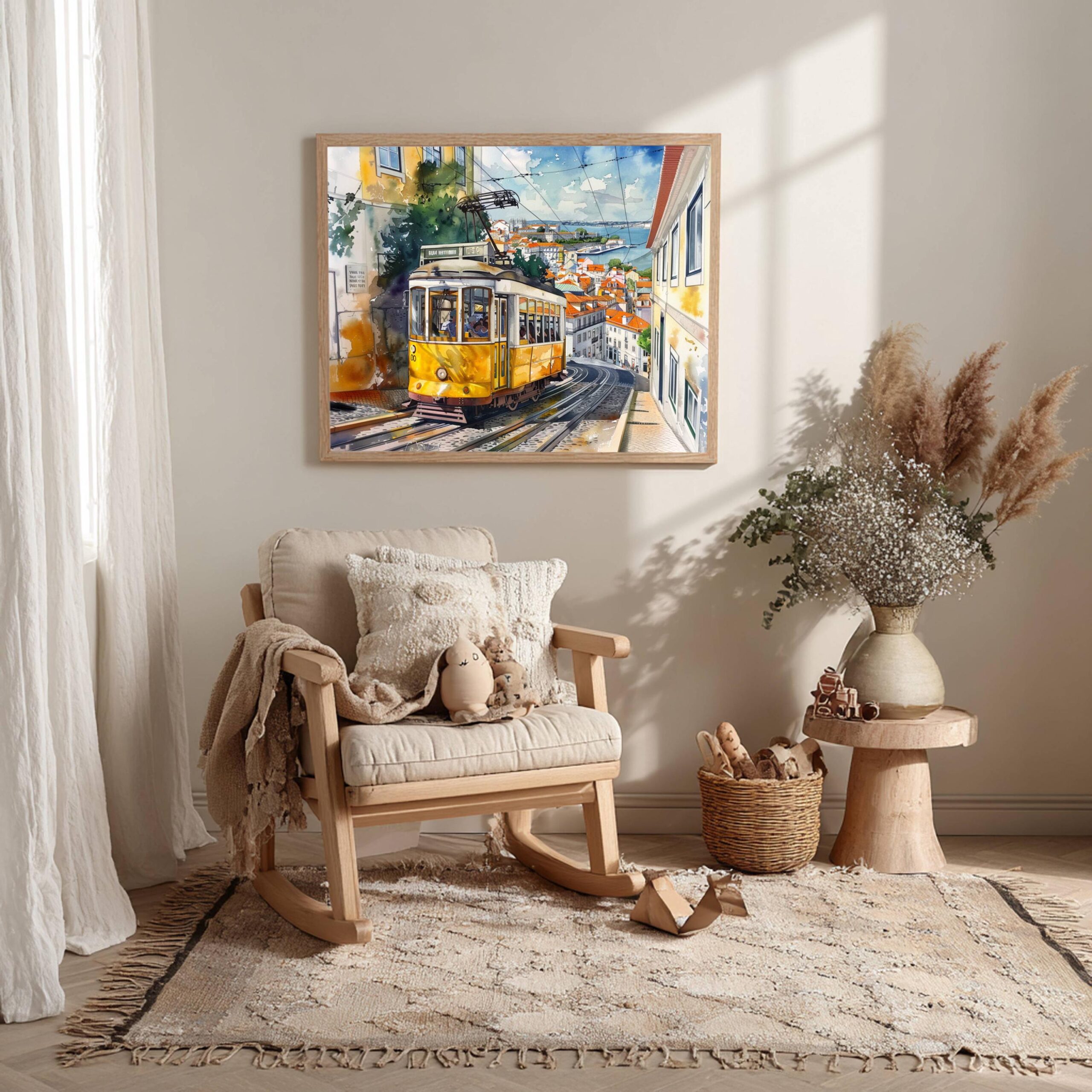 Lisbon Portugal Watercolor Print: Europe Travel Art Poster - Image 10