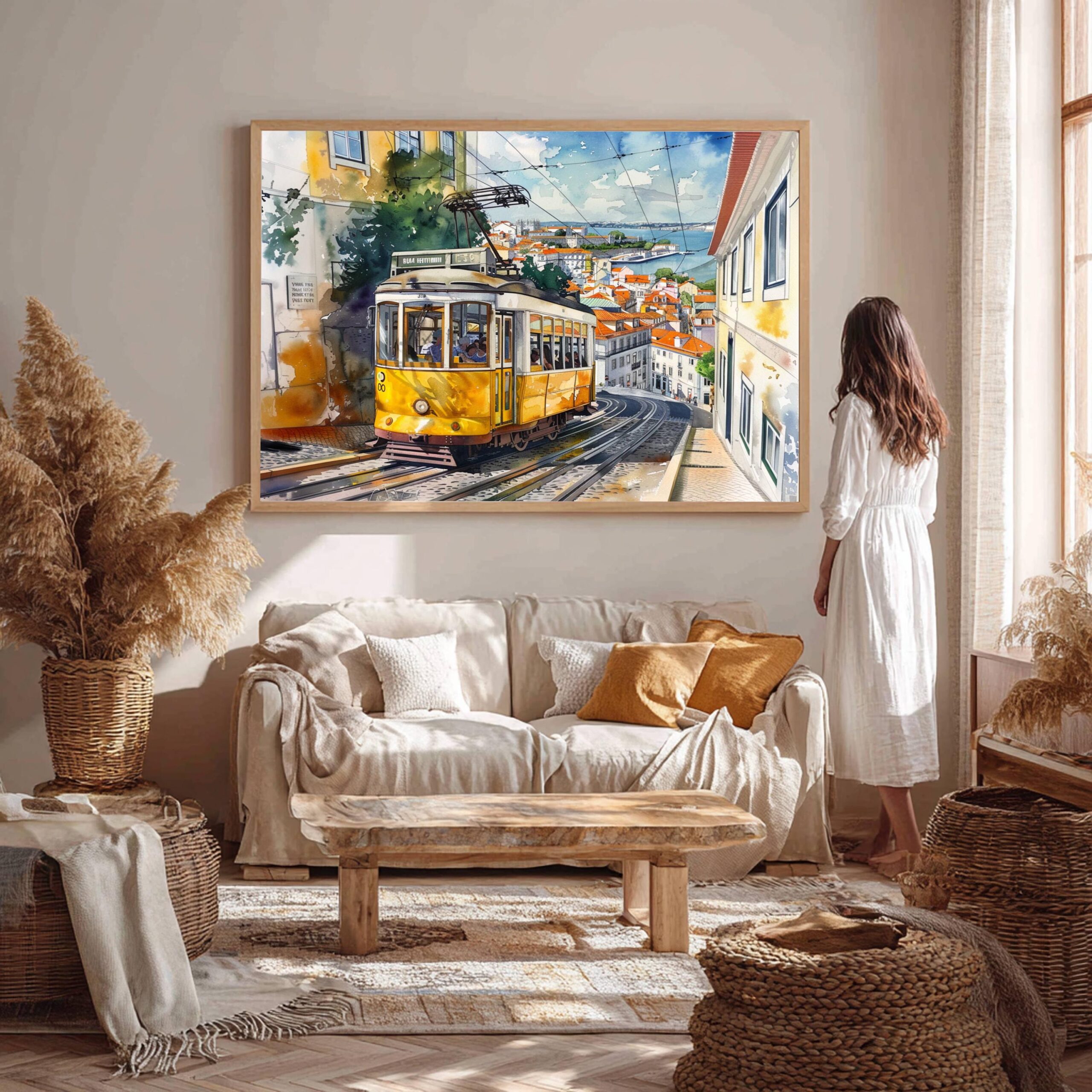 Lisbon Portugal Watercolor Print: Europe Travel Art Poster - Image 9