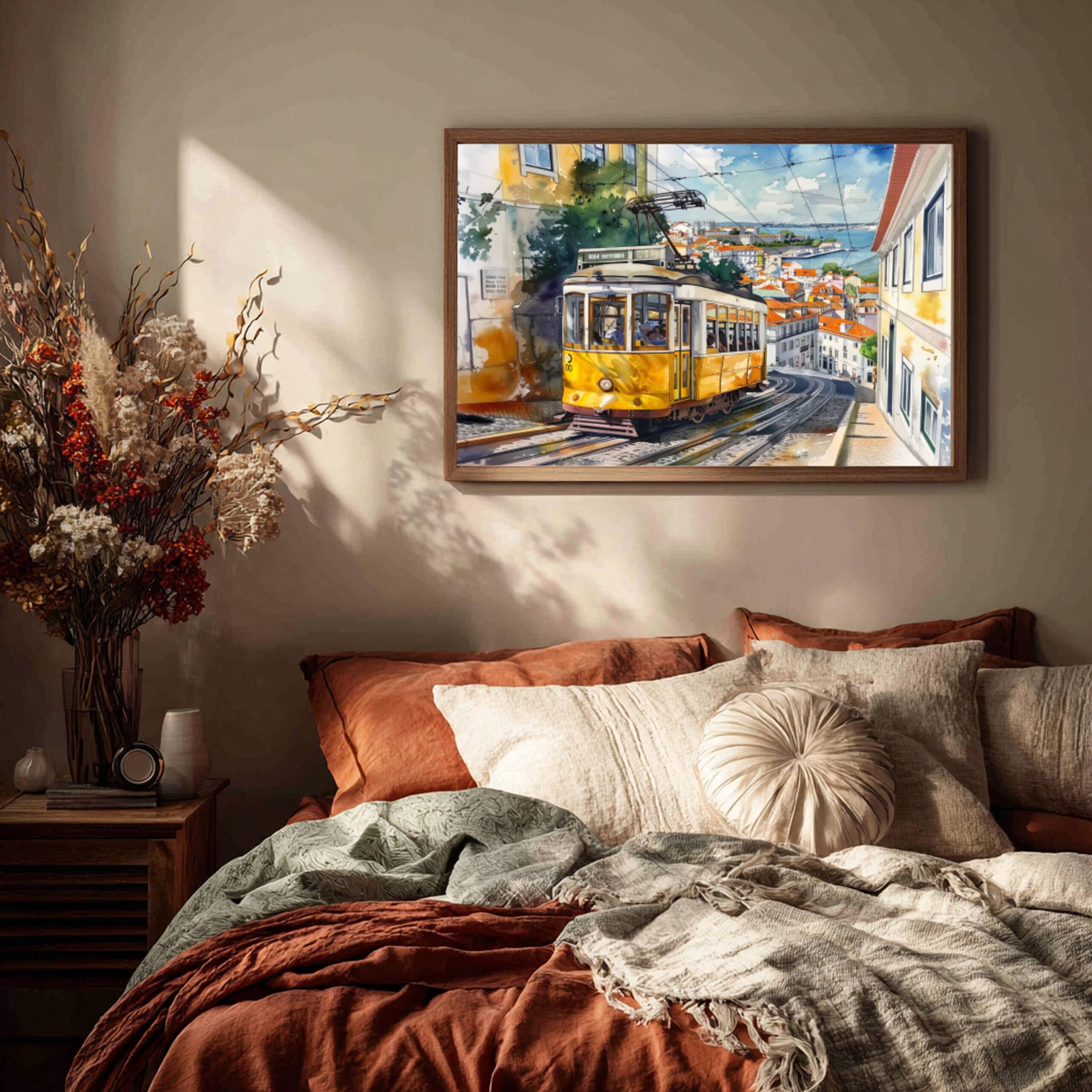 Lisbon Portugal Watercolor Print: Europe Travel Art Poster - Image 6