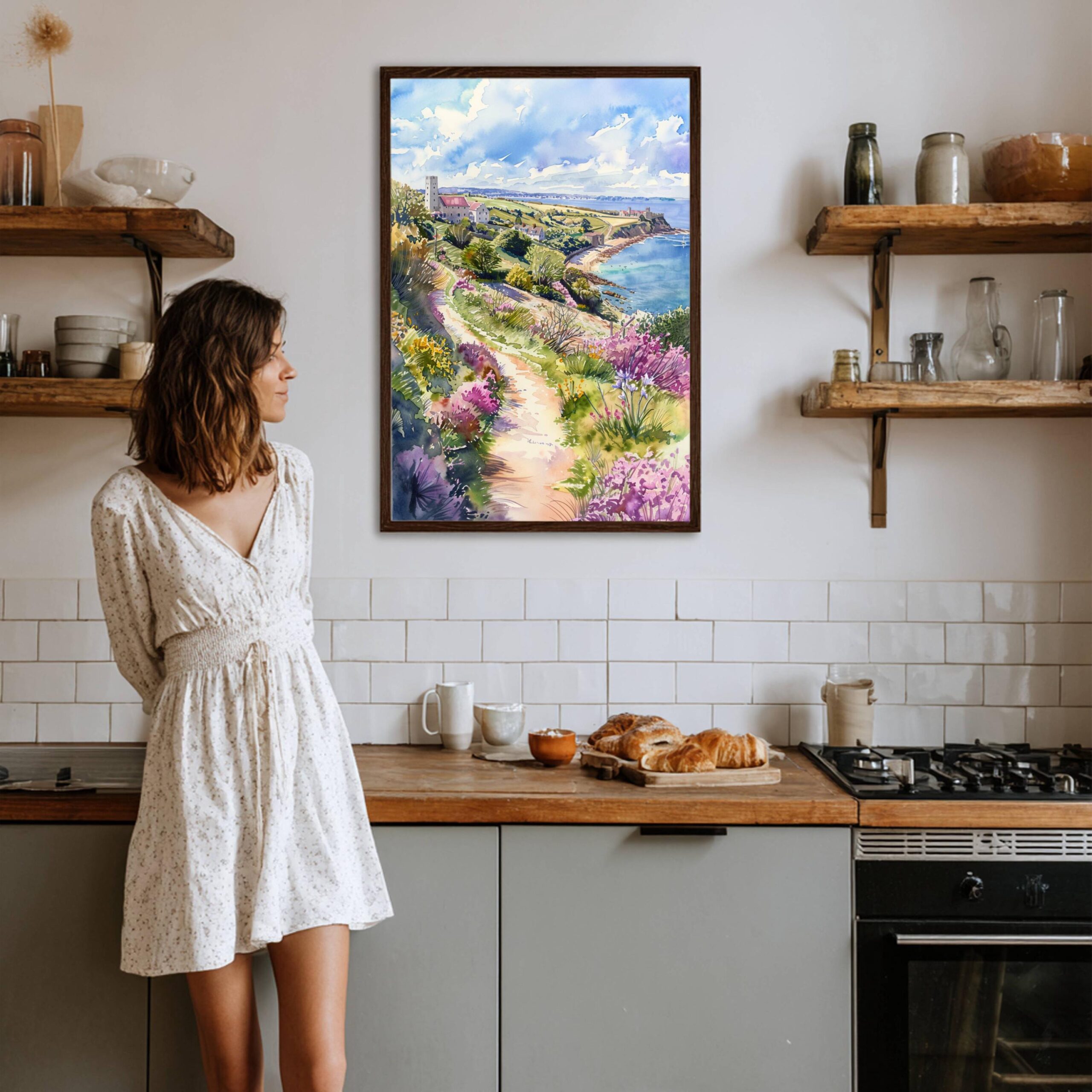 Isle of Wight England Watercolor Print: Europe Travel Art Poster - Image 7