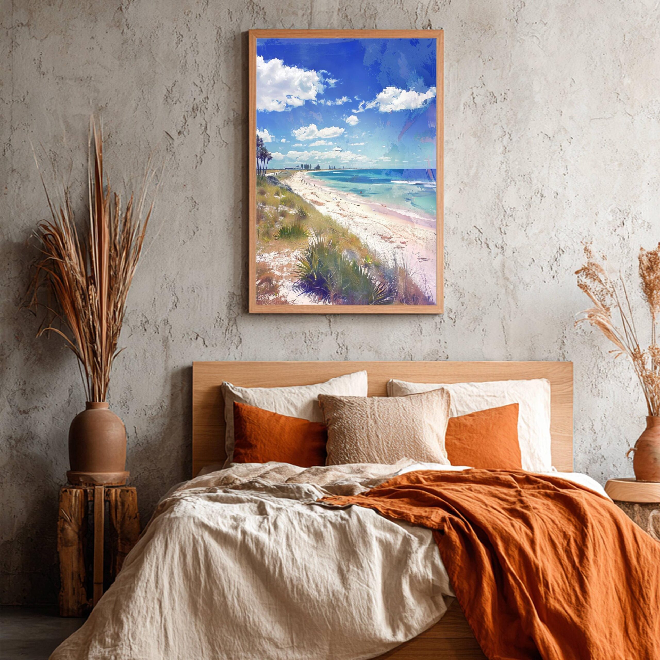 Cable Beach Australia Watercolor Print: Travel Art Poster - Image 4
