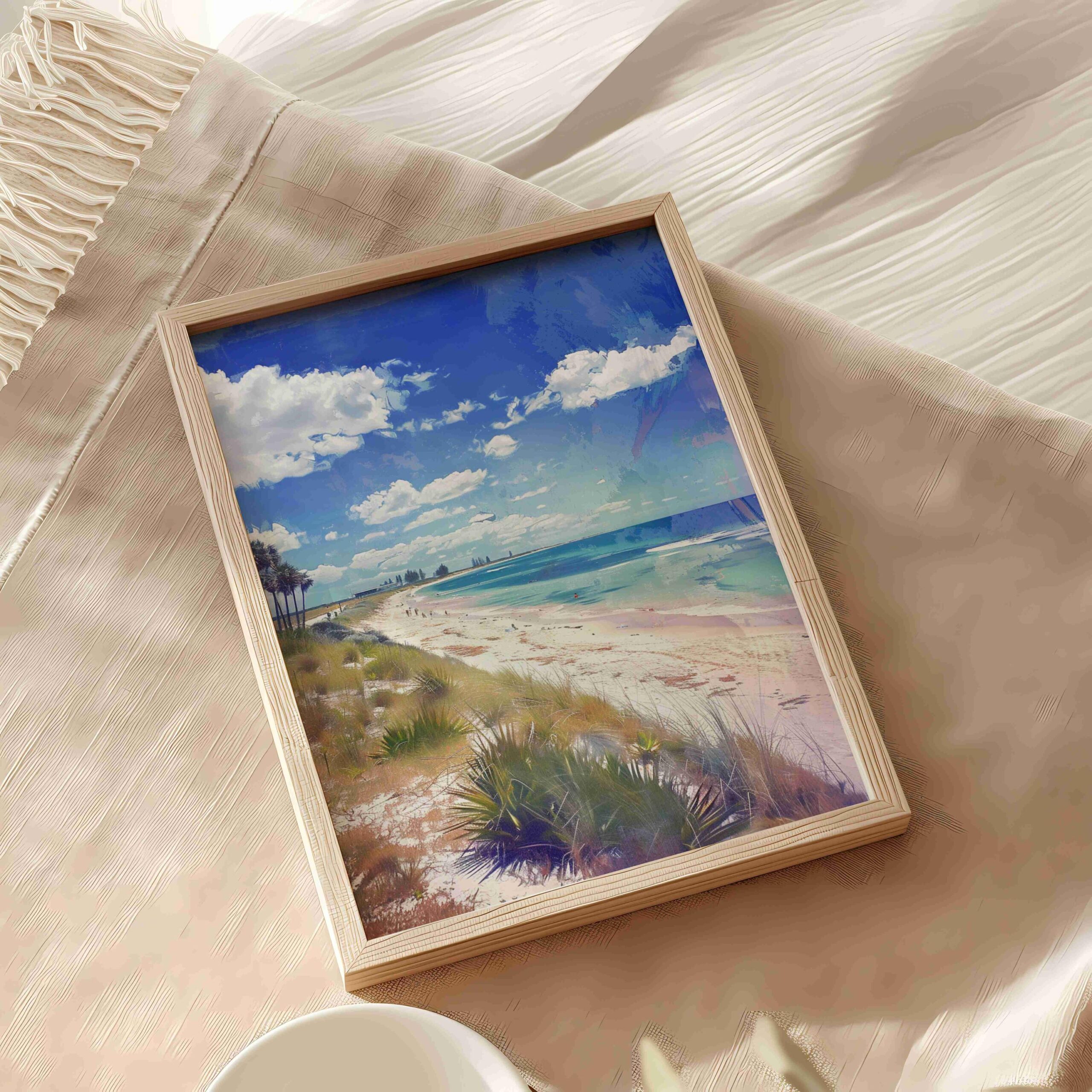 Cable Beach Australia Watercolor Print: Travel Art Poster - Image 5