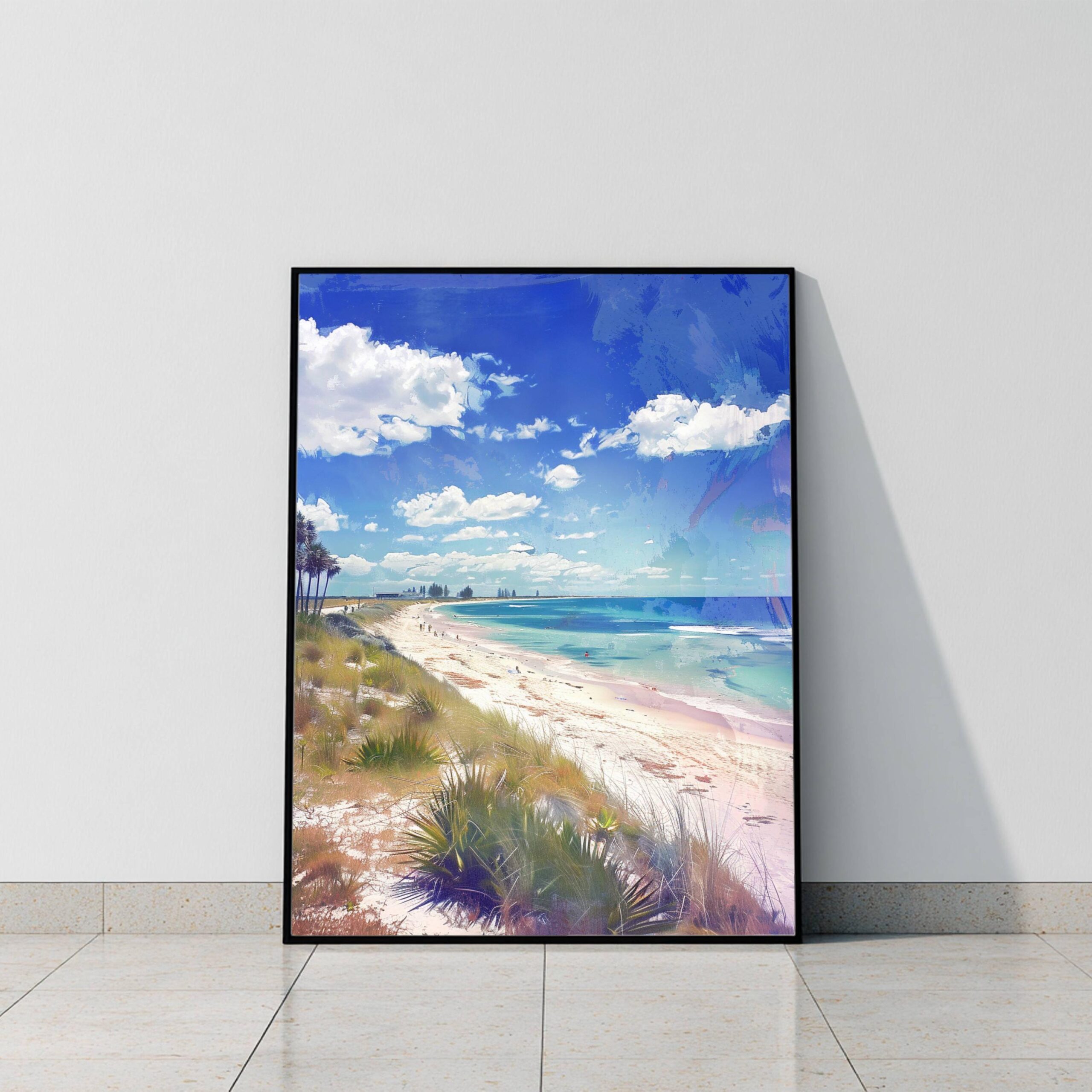 Cable Beach Australia Watercolor Print: Travel Art Poster - Image 9