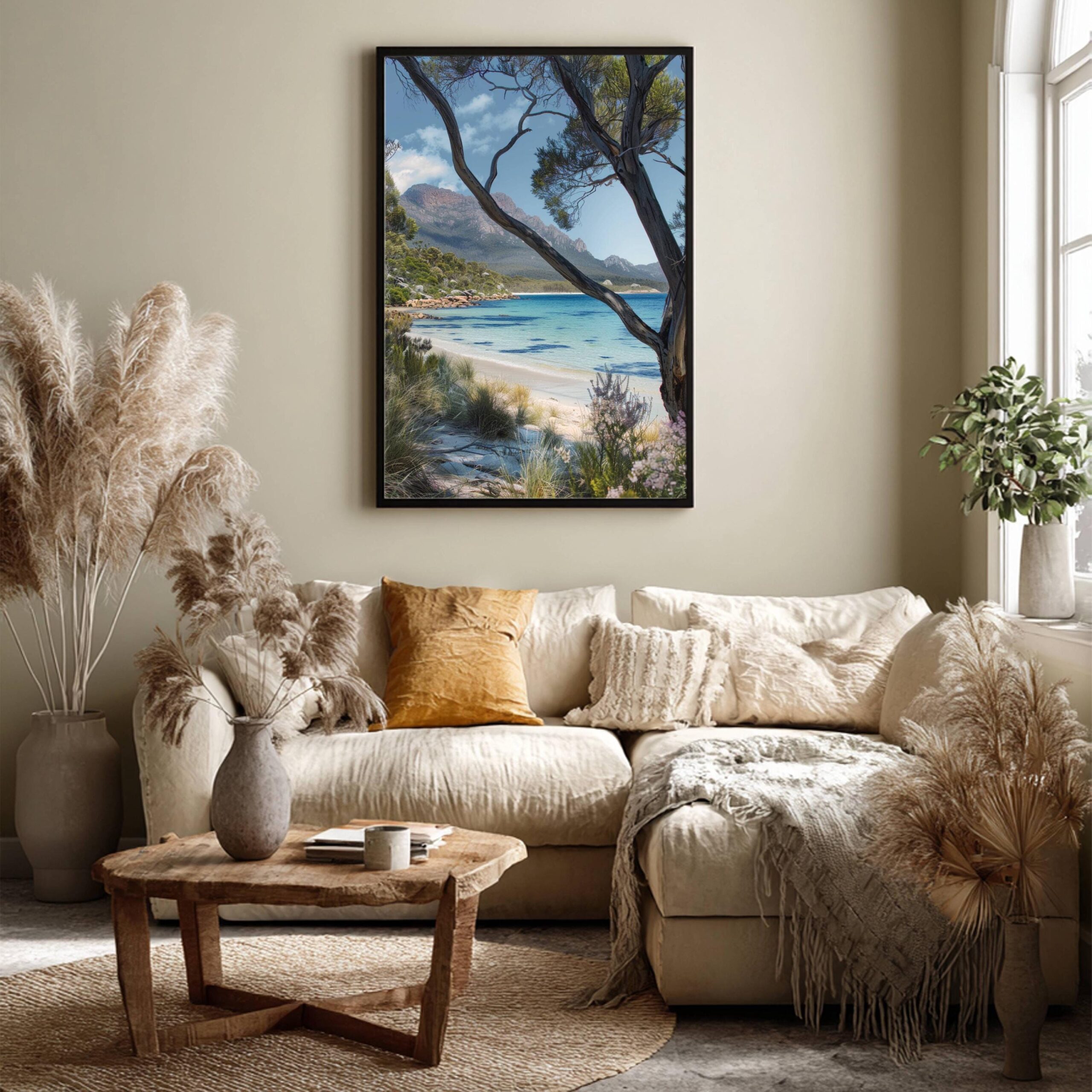 Wineglass Bay Australia Watercolor Print: Travel Art Poster - Image 3