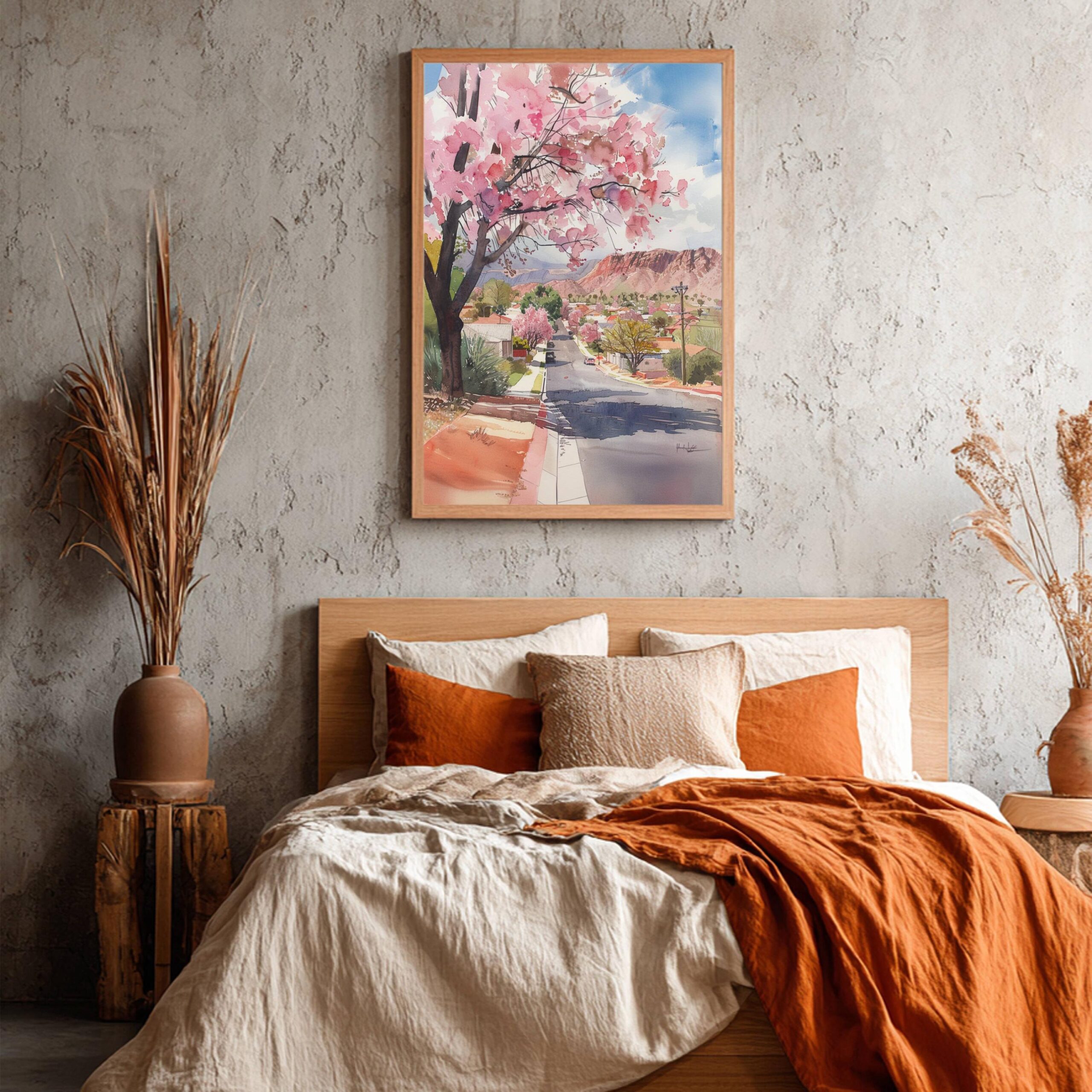 Alice Springs Australia Watercolor Print: Travel Art Poster - Image 4