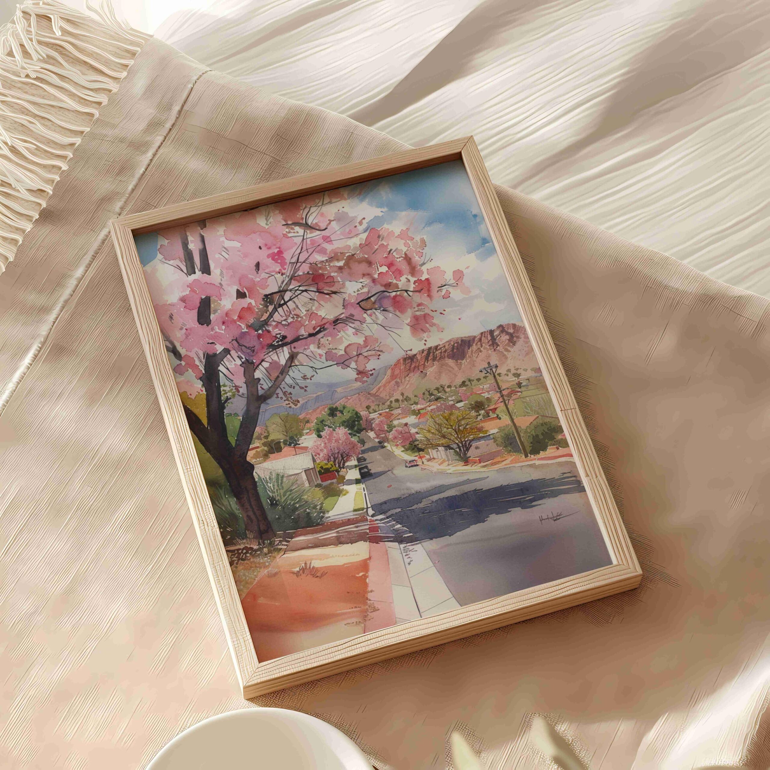 Alice Springs Australia Watercolor Print: Travel Art Poster - Image 5