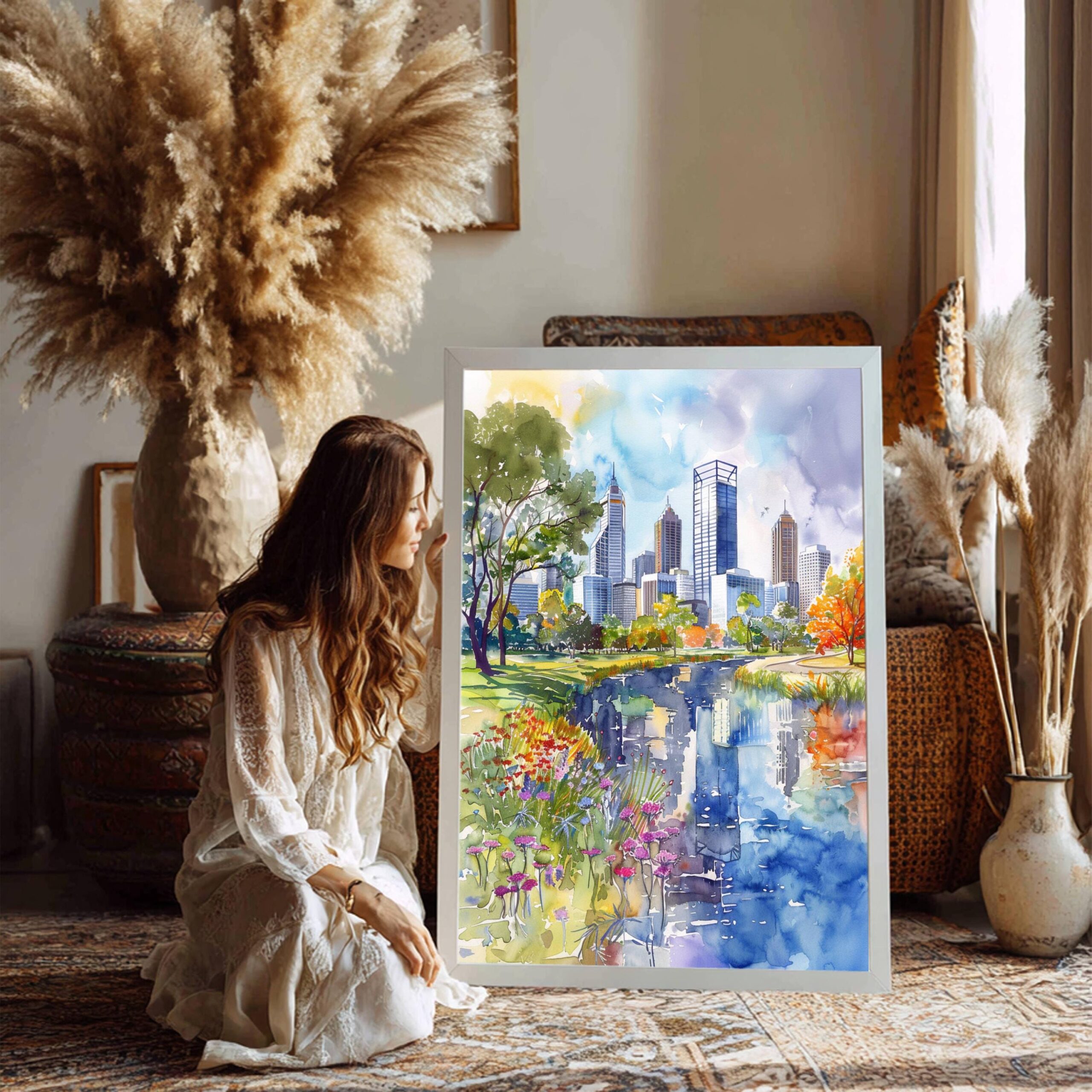 Perth Australia Watercolor Print: Travel Art Poster - Image 6