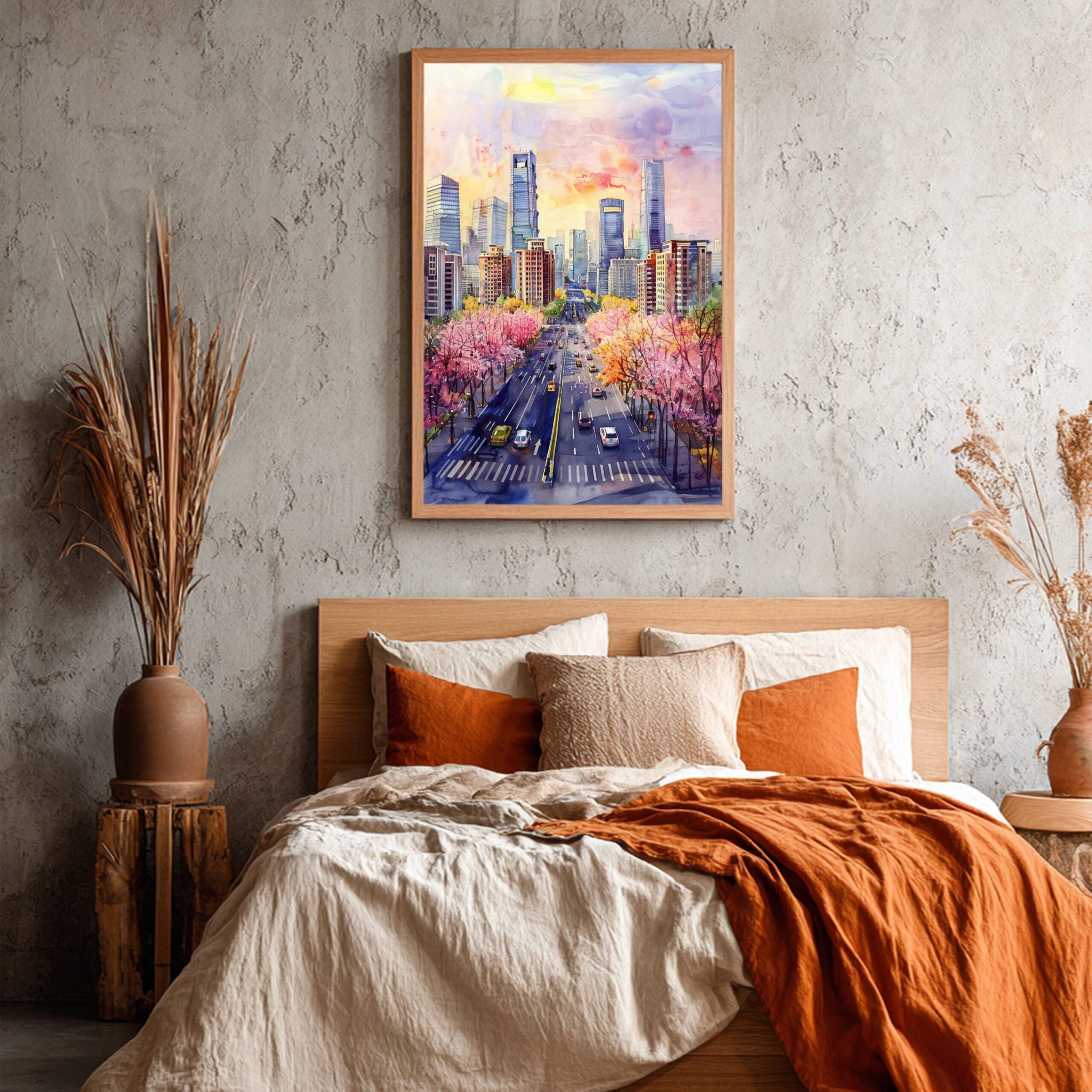 Beijing China Watercolor Print: Asia Travel Art Poster - Image 3